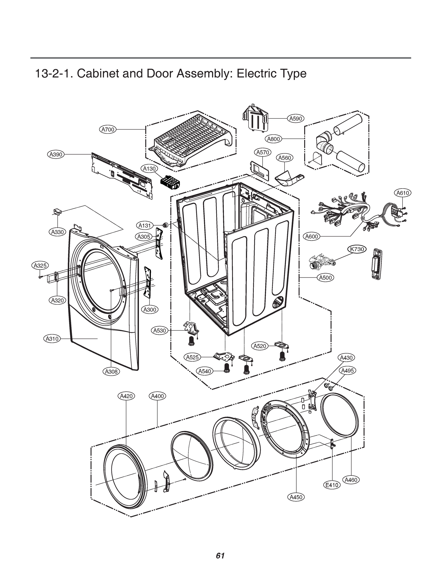 CABINET AND DOOR ASSEMBLY