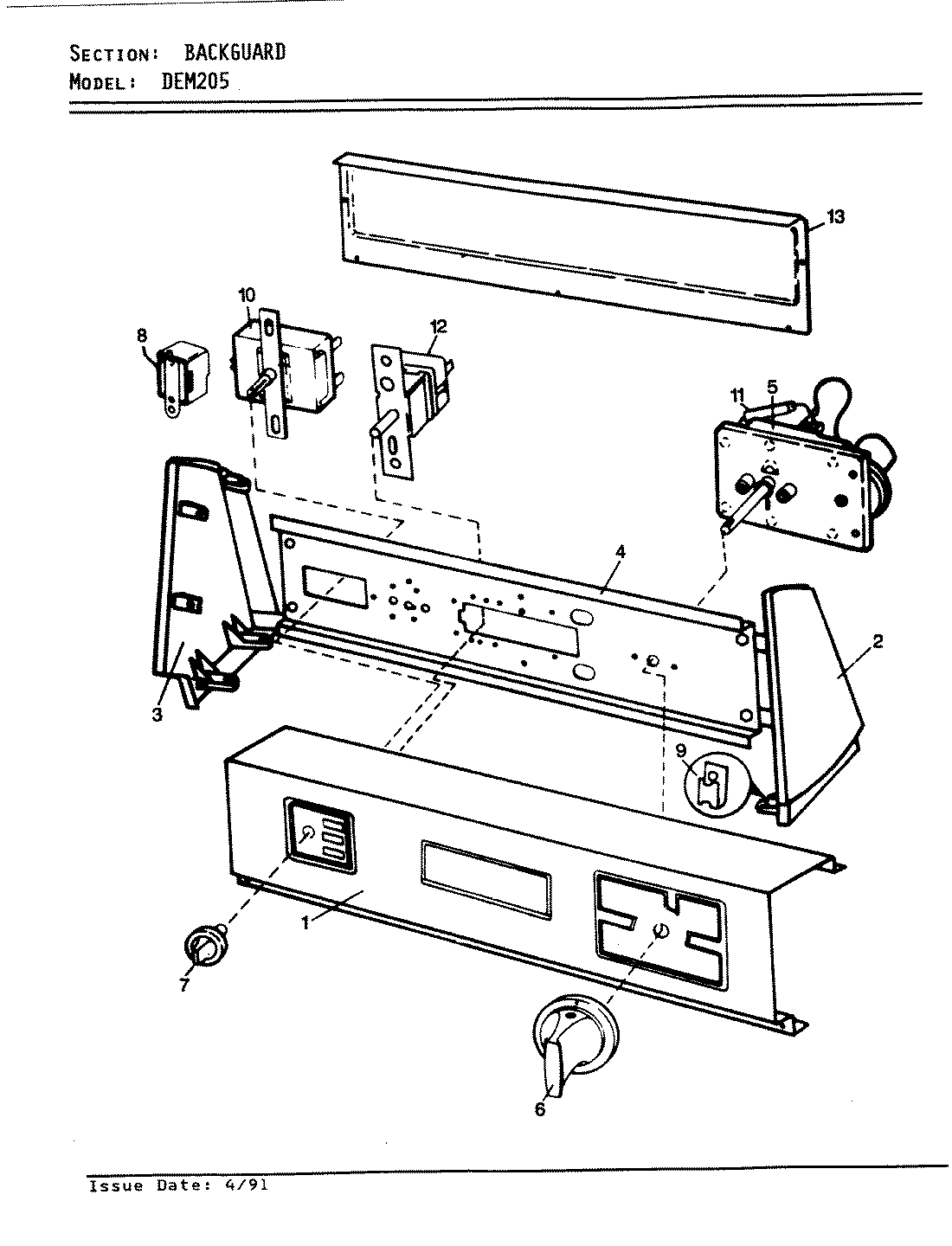 02 - CONTROL PANEL (ORIG. REV. A-D)(WHT)