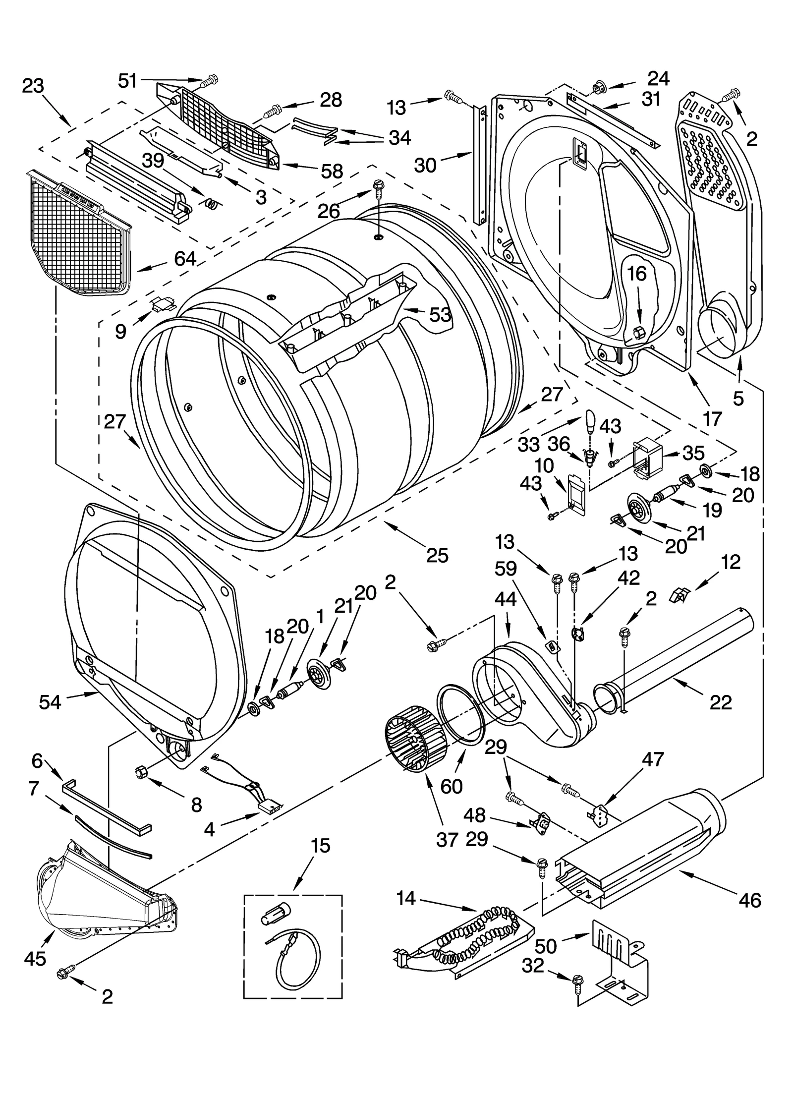 BULKHEAD PARTS AND OPTIONAL PARTS (NOT INCLUDED)