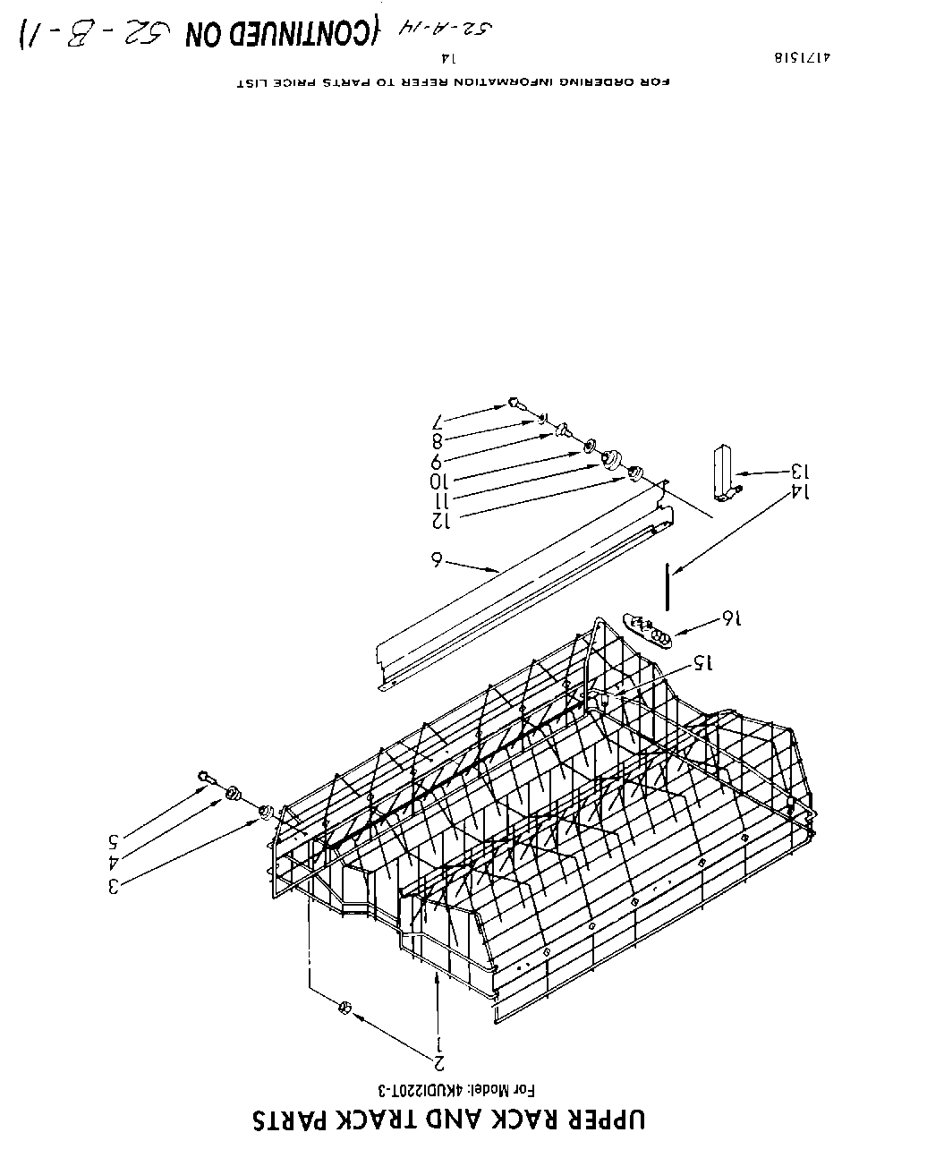 11 - UPPER RACK AND TRACK