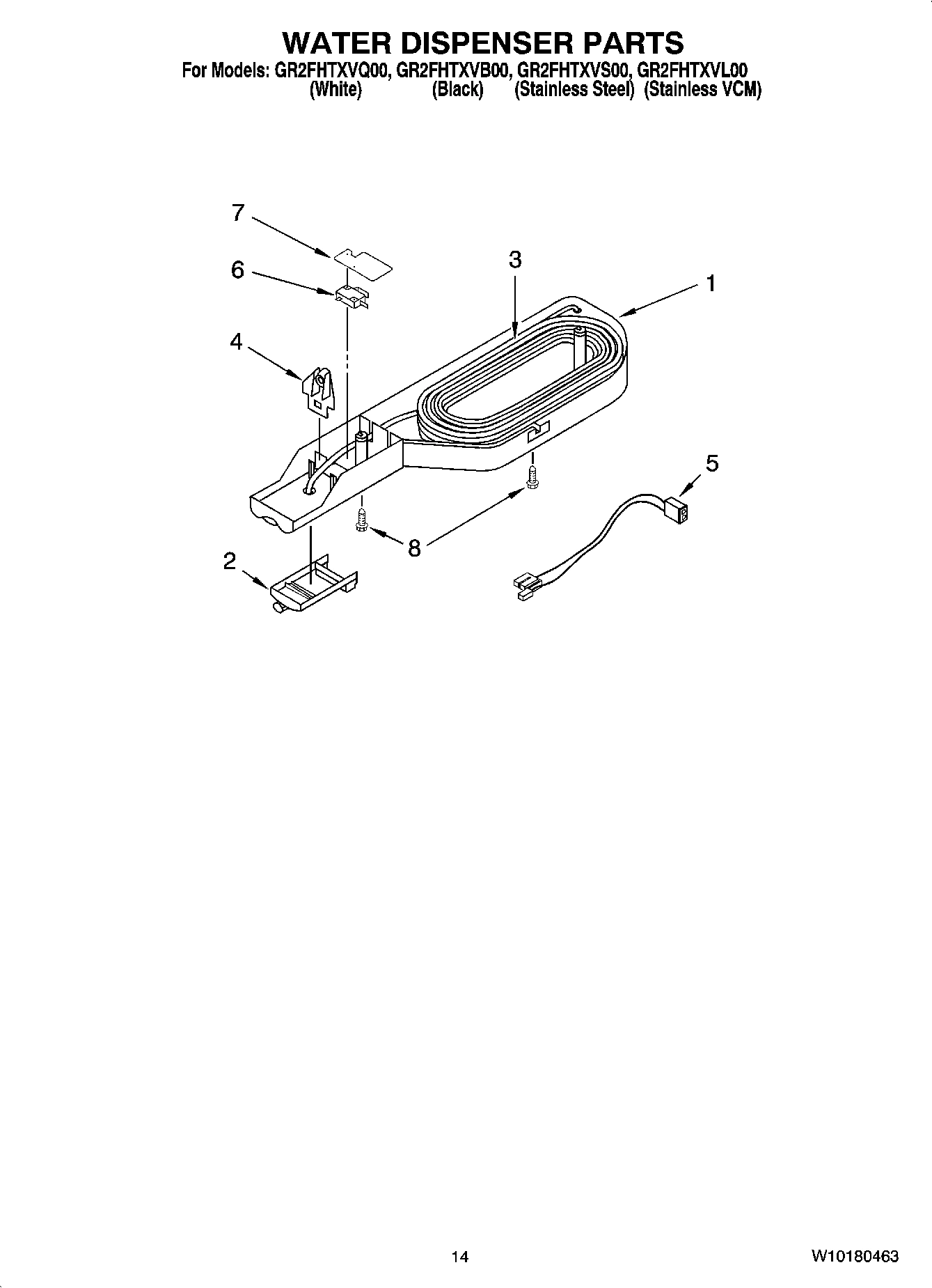 08 - WATER DISPENSER PARTS, OPTIONAL PARTS