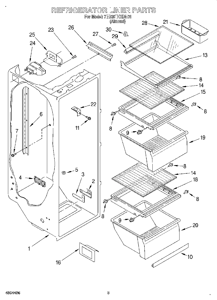 02 - REFRIGERATOR LINER