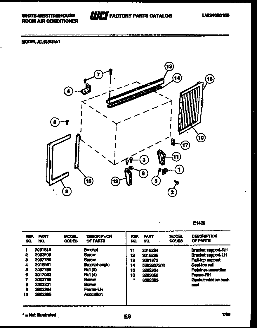 07 - CABINET AND INSTALLATION PARTS