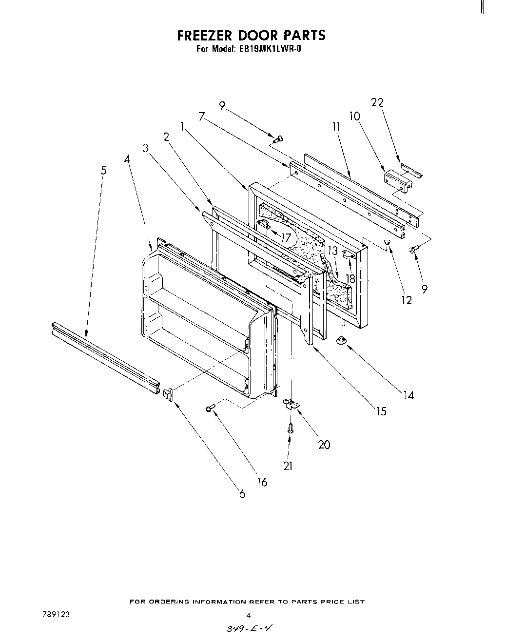 03 - FREEZER DOOR, LIT/OPTIONAL