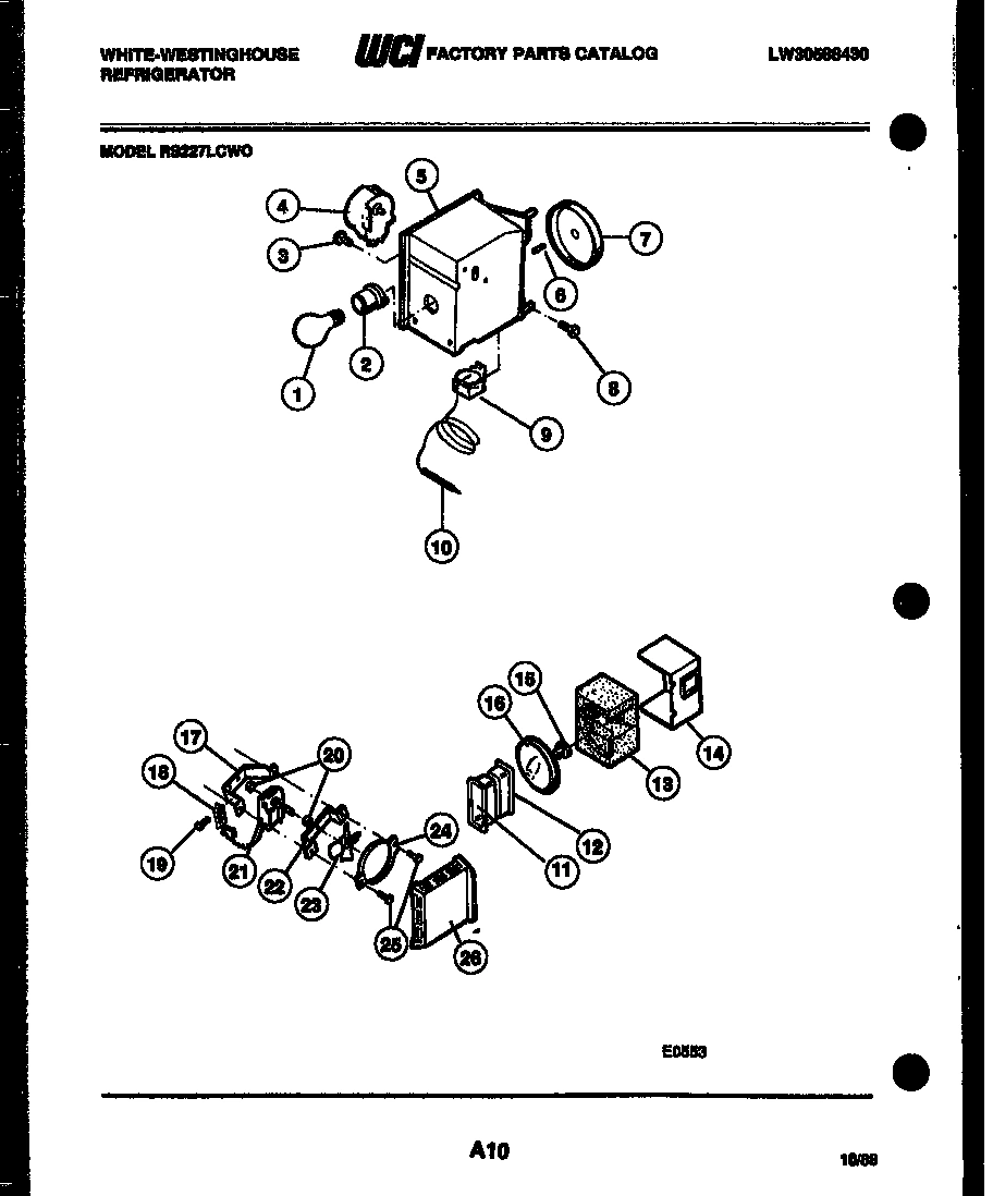 06 - REFRIGERATOR CONTROL ASSEMBLY, DAMP