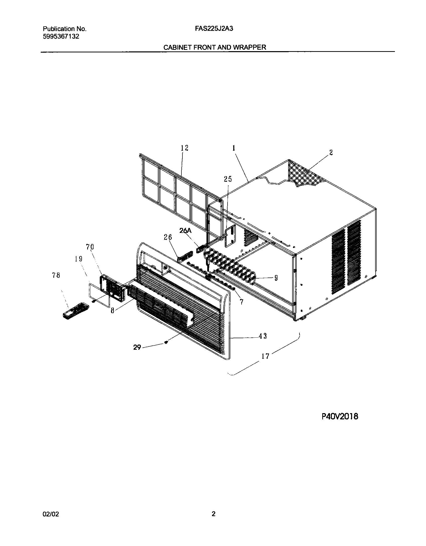 03 - CABINET FRONT AND WRAPPER