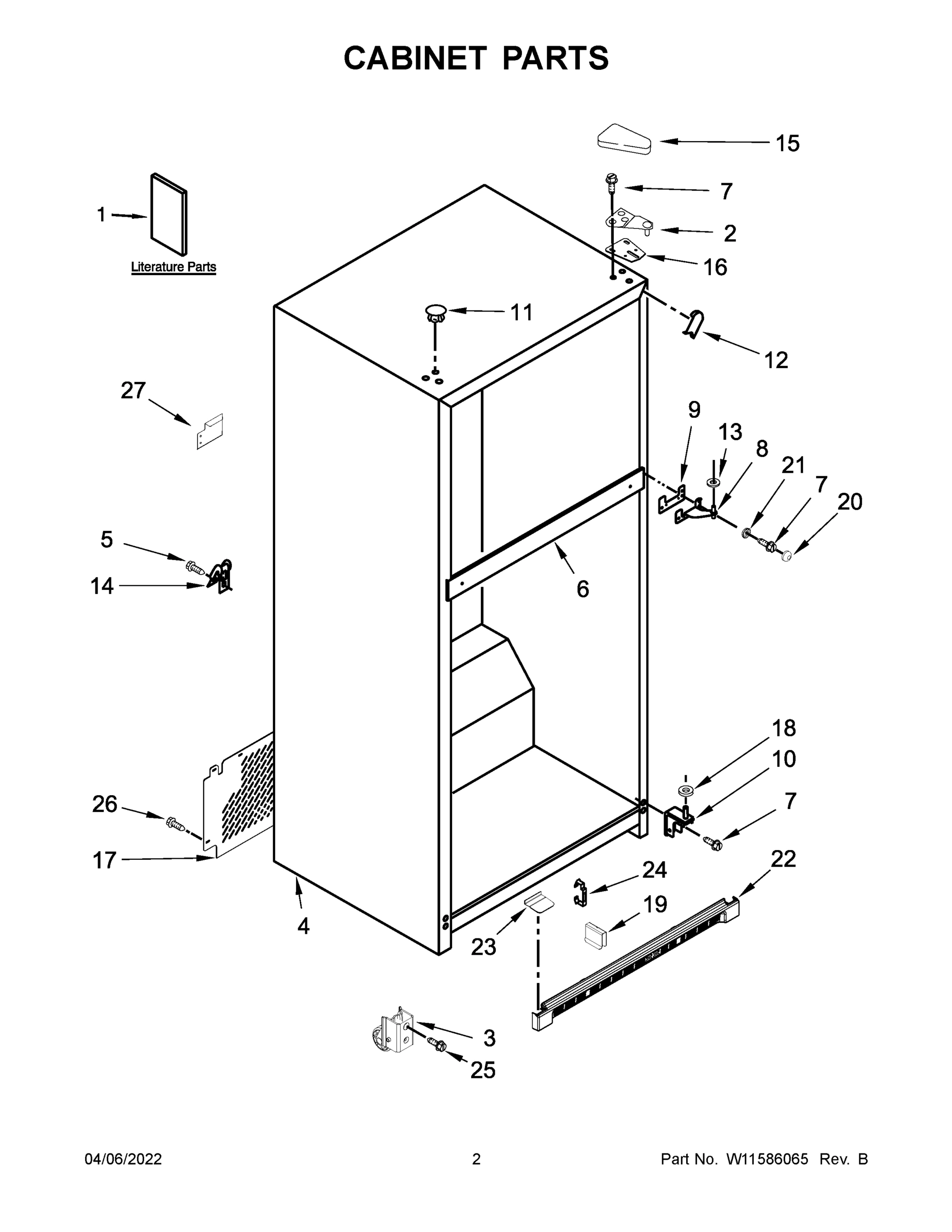 02 - CABINET PARTS