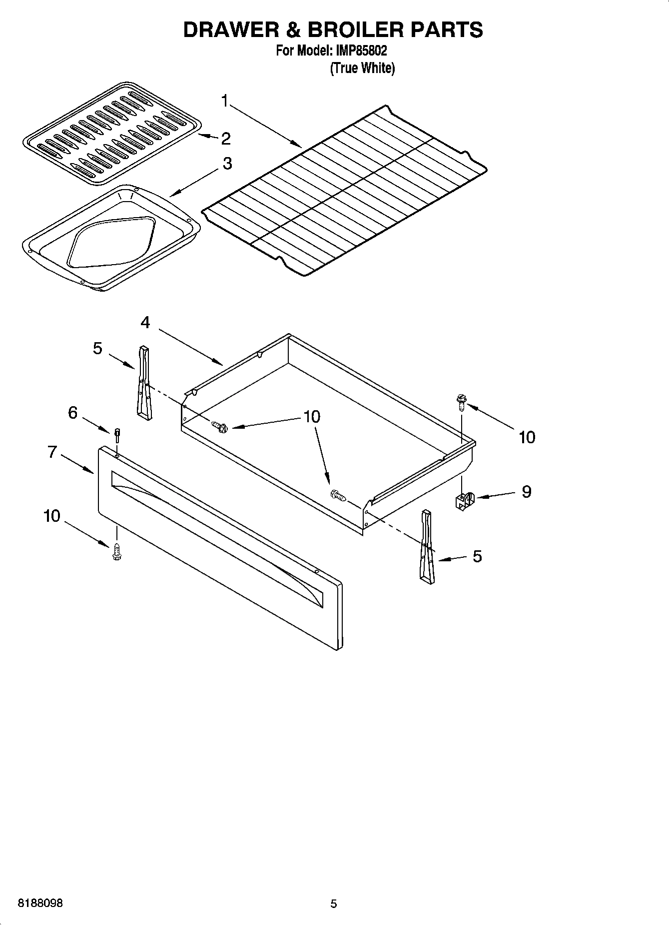 04 - DRAWER & BROILER PARTS