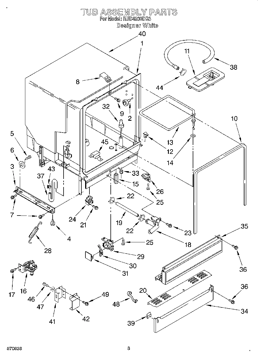 03 - TUB ASSEMBLY