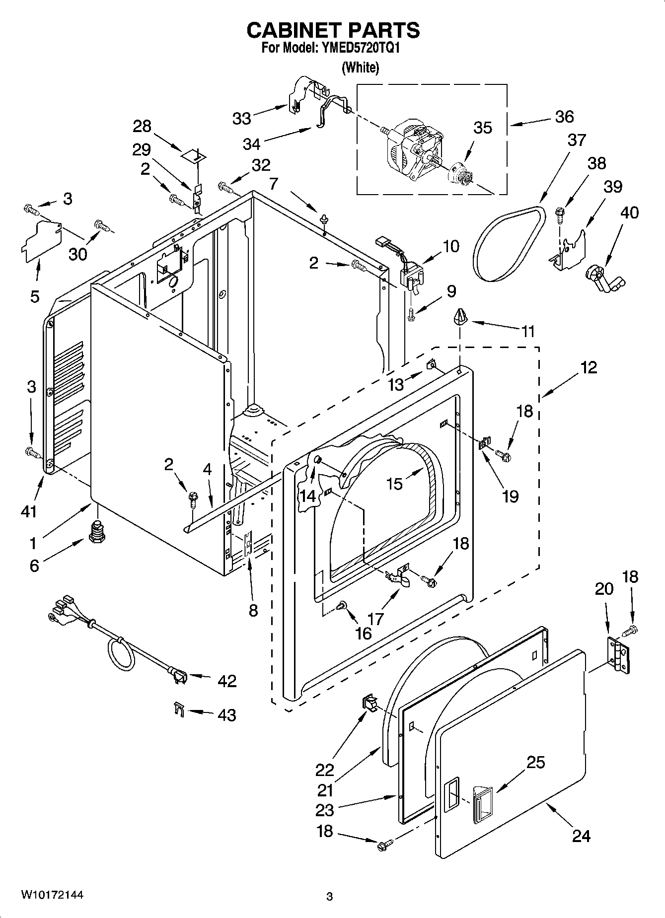 02 - CABINET PARTS