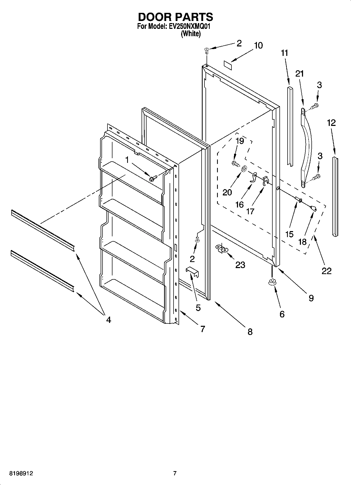 04 - DOOR PARTS, OPTIONAL PARTS (NOT INCLUDED)