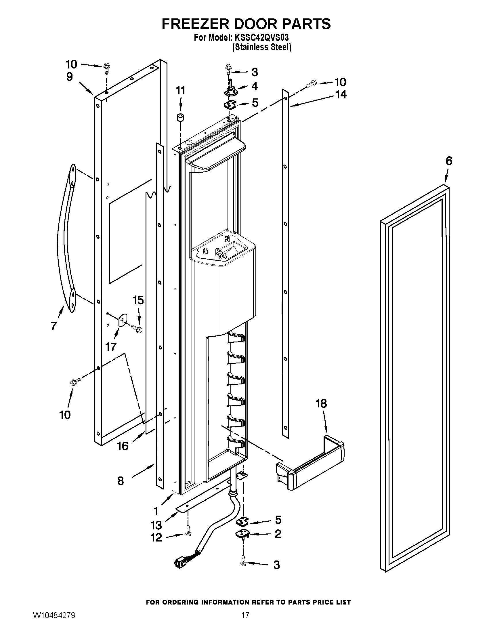 11 - FREEZER DOOR PARTS