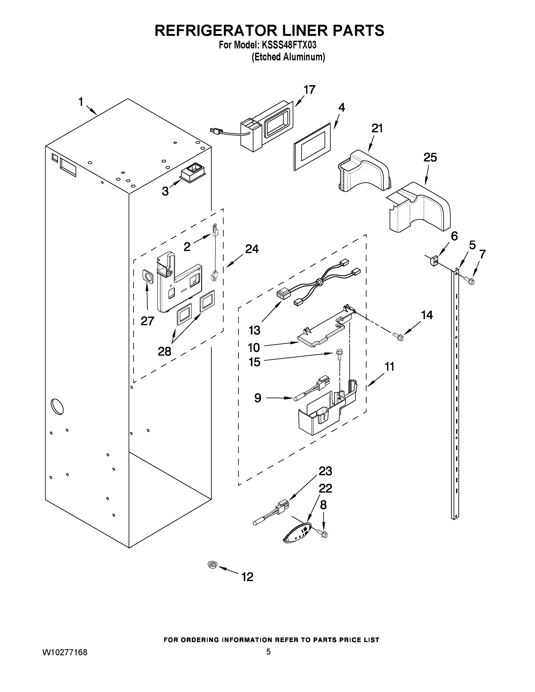 04 - REFRIGERATOR LINER PARTS