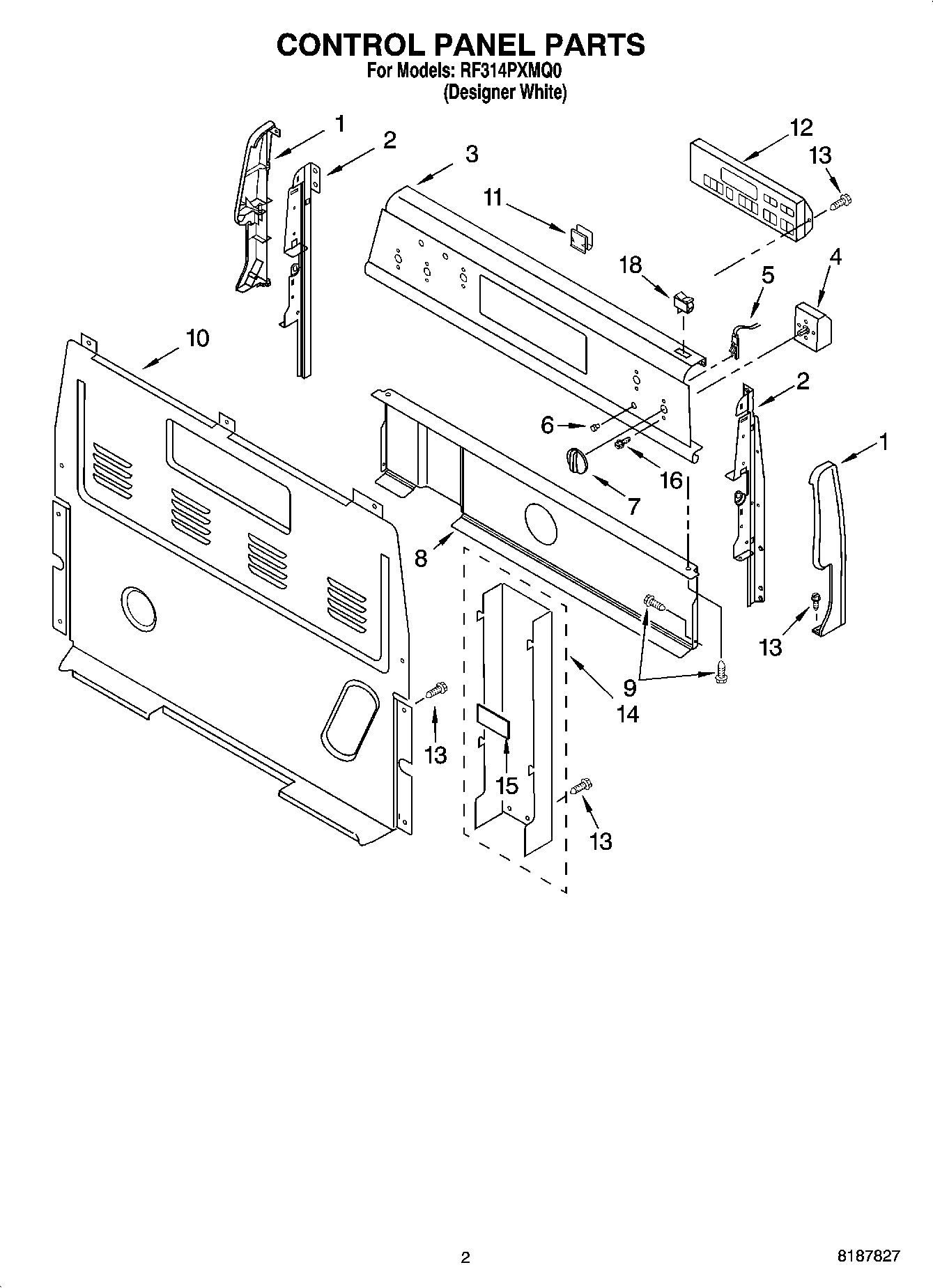 02 - CONTROL PANEL PARTS