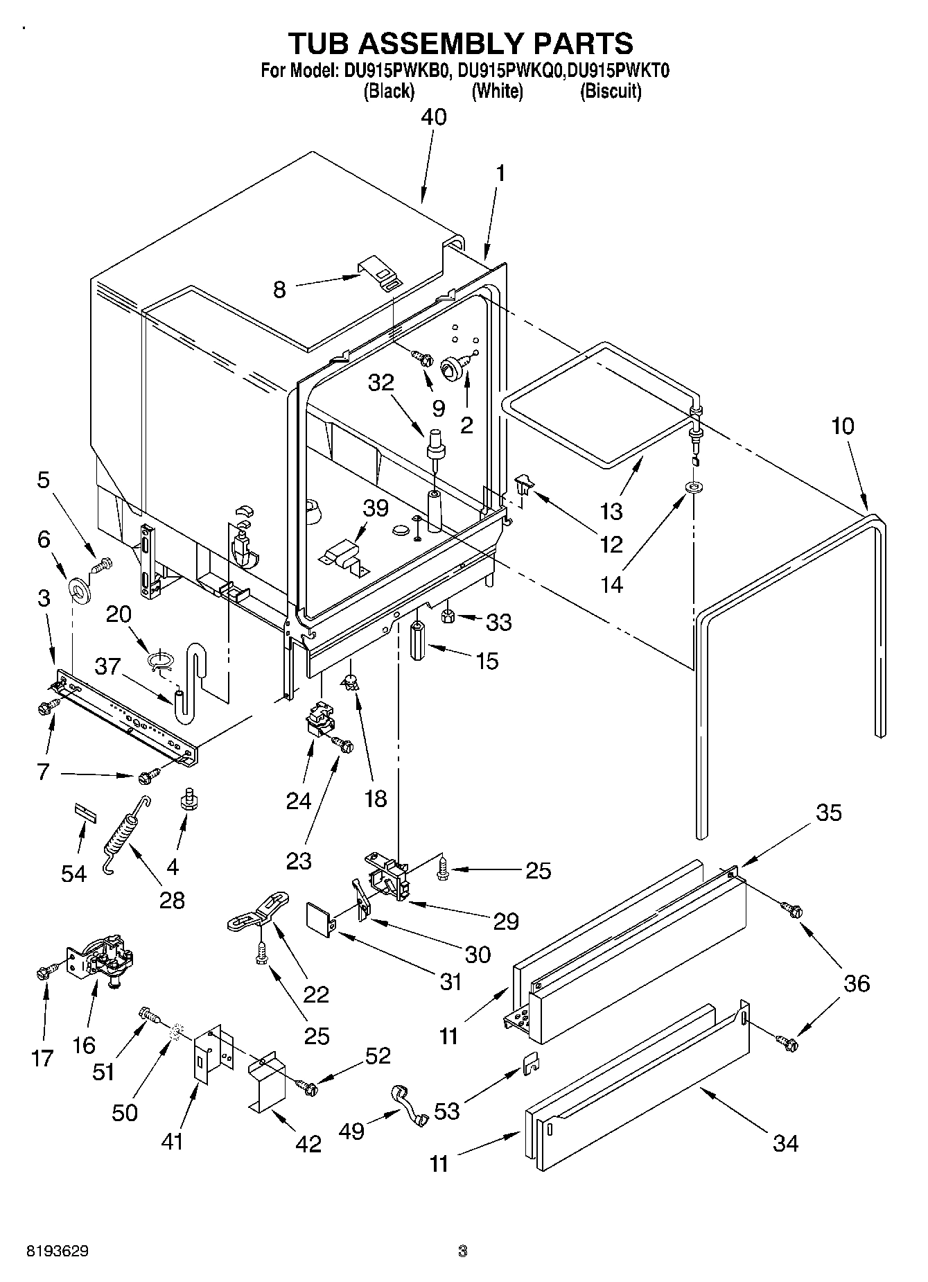 03 - TUB ASSEMBLY