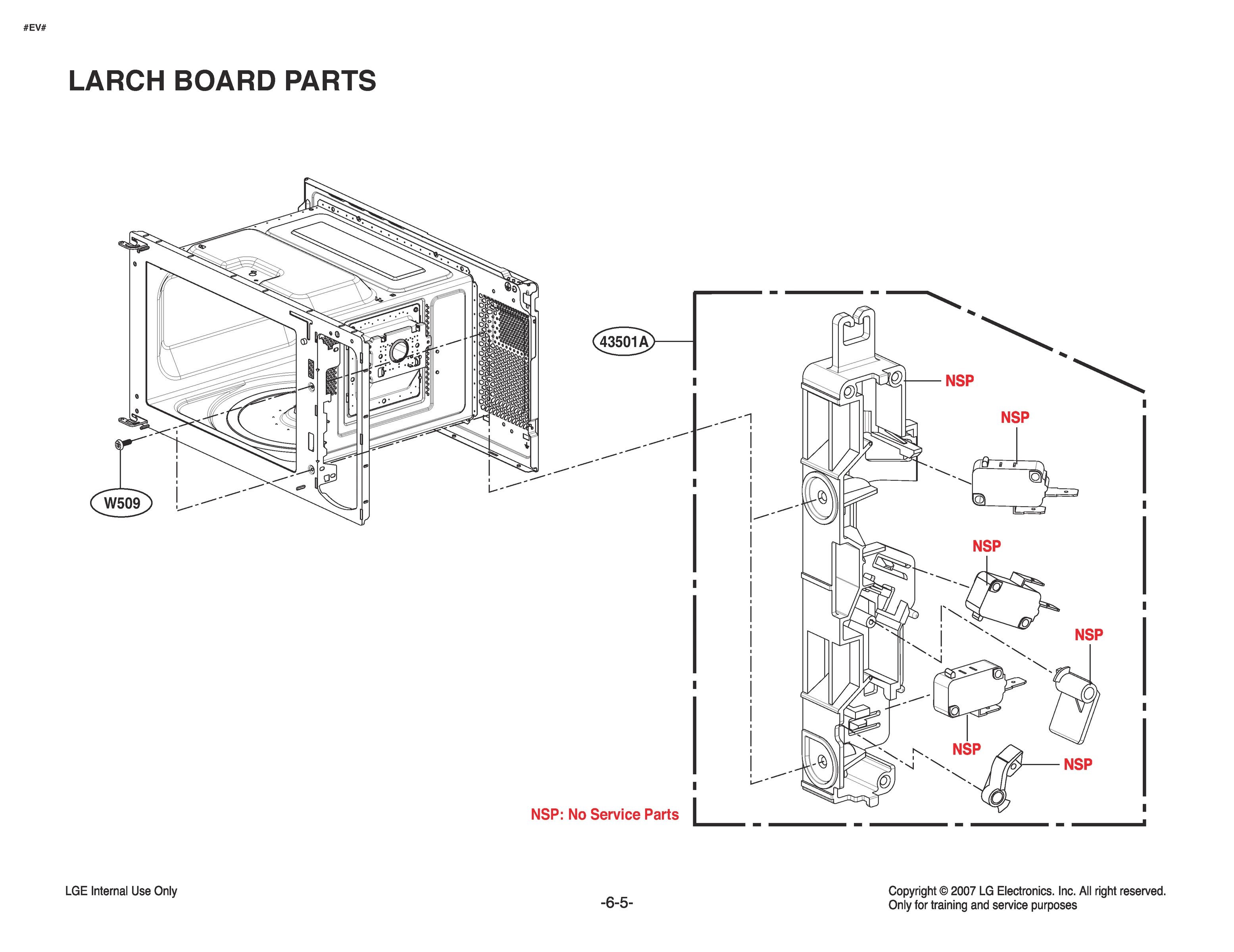 LARCH BOARD PARTS