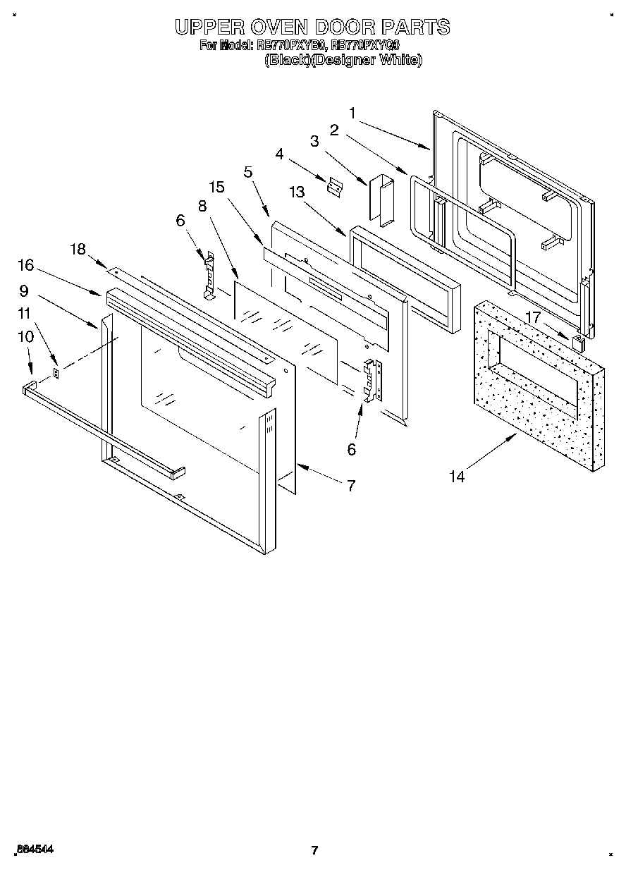 04 - UPPER OVEN DOOR