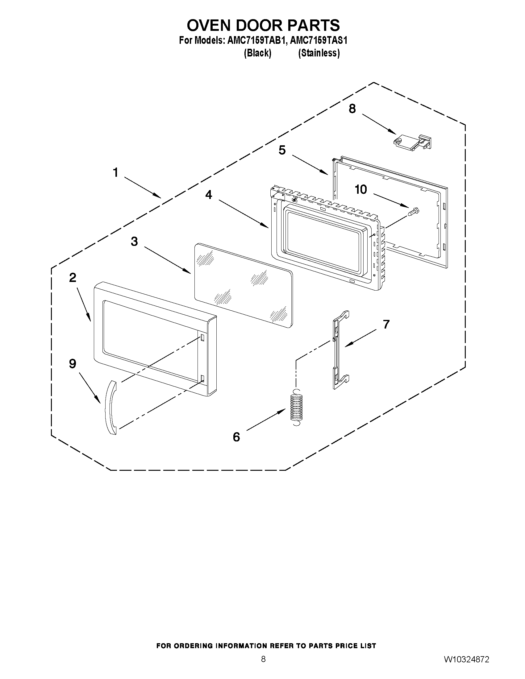07 - OVEN DOOR PARTS
