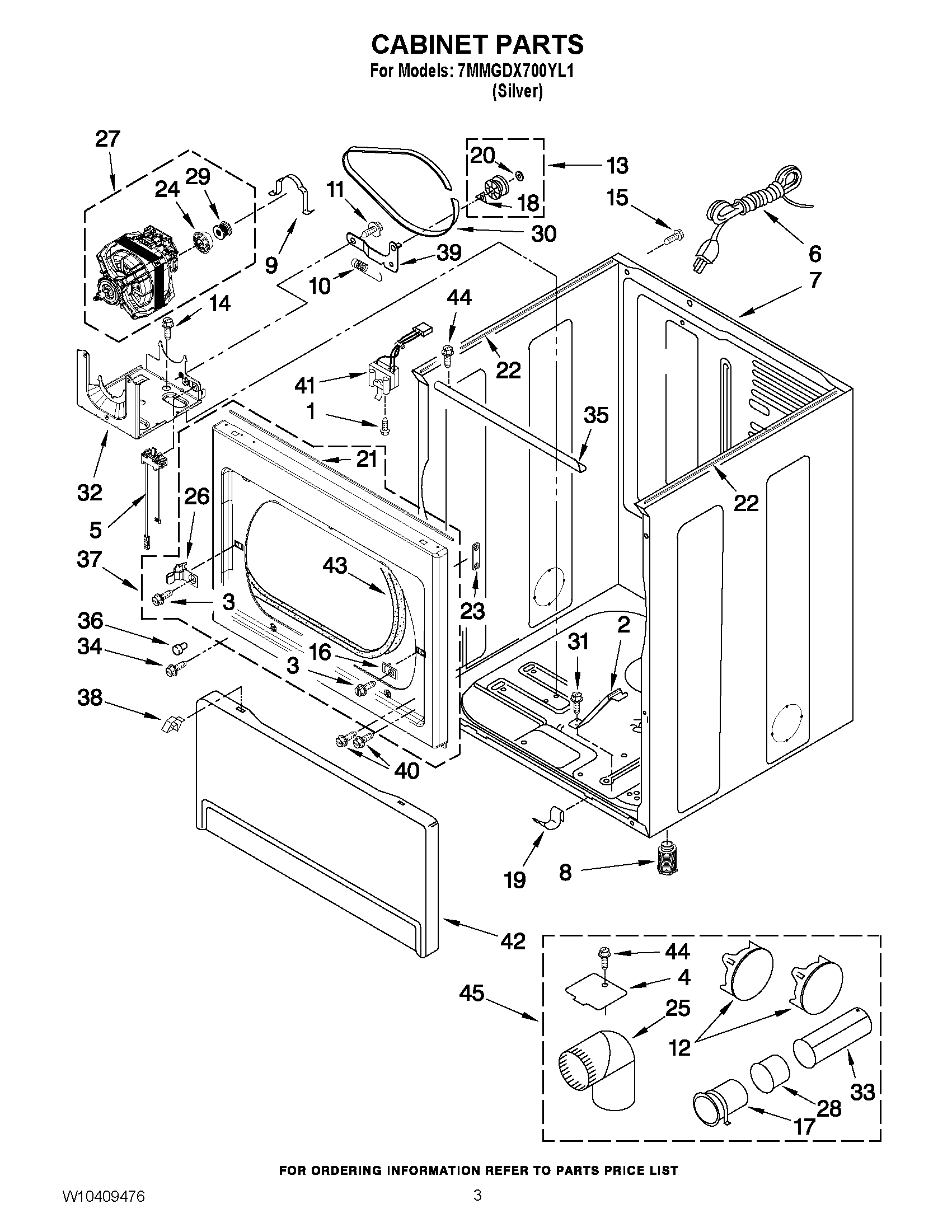 02 - CABINET PARTS
