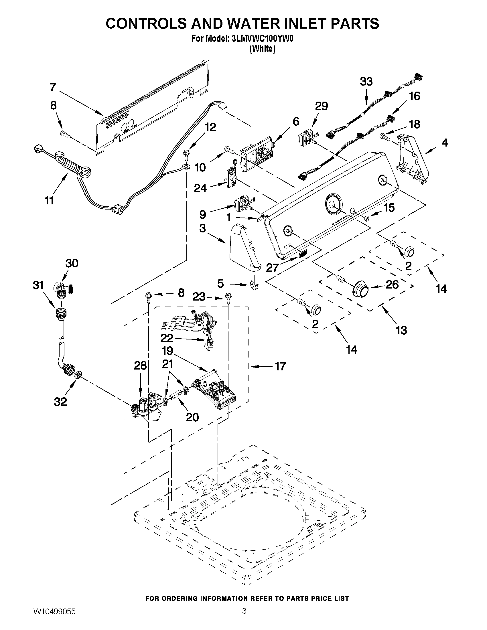 02 - CONTROLS AND WATER INLET PARTS
