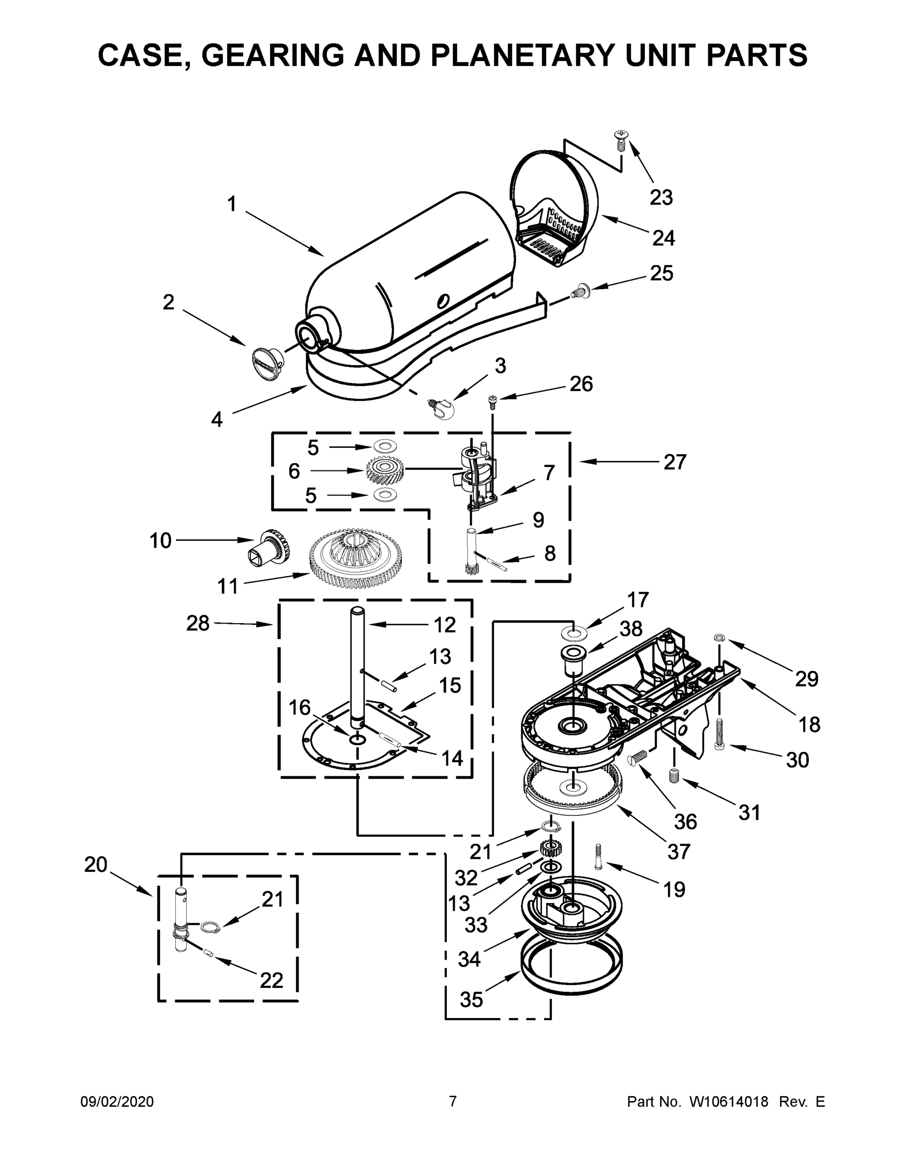 04 - CASE, GEARING AND PLANETARY UNIT PARTS