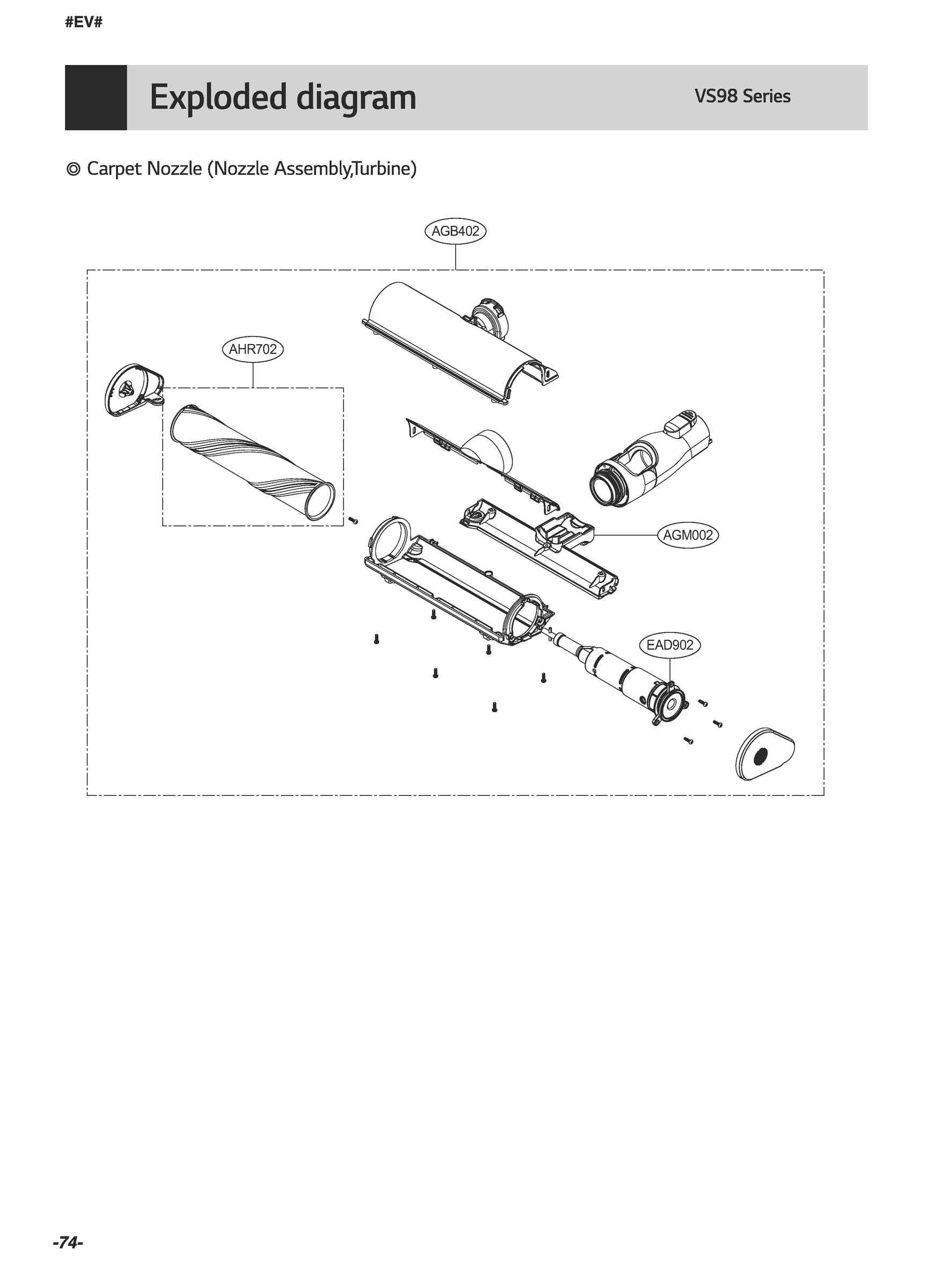 CARPET NOZZLE (NOZZLE ASSEMBLY TURBINE)