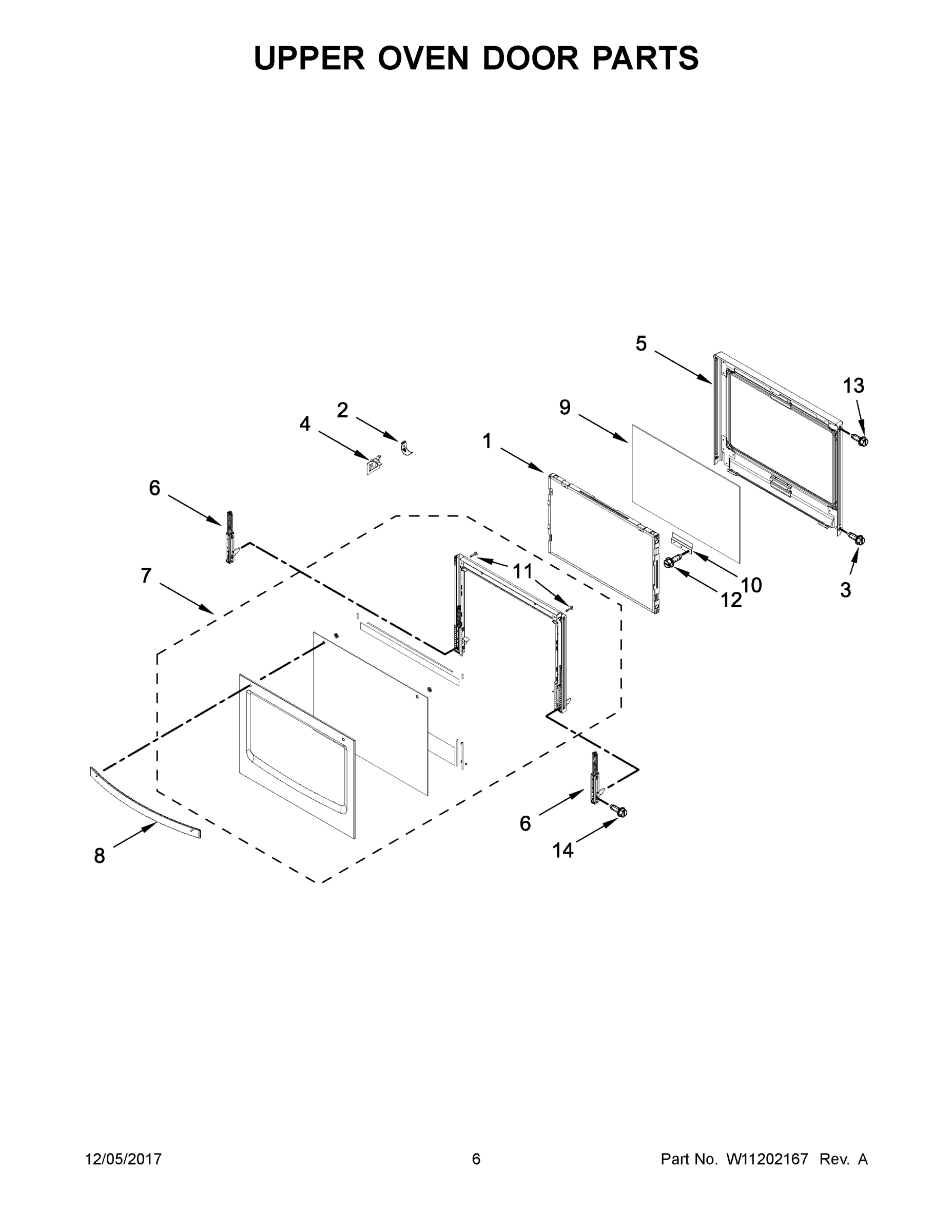 04 - UPPER OVEN DOOR PARTS