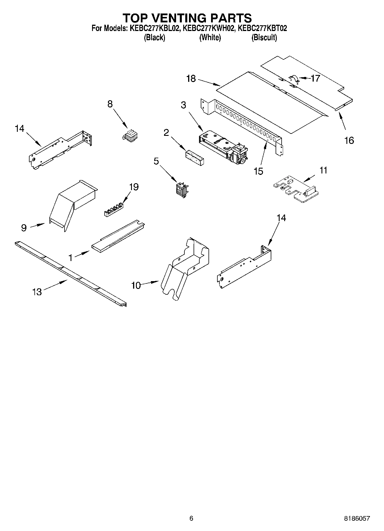 05 - TOP VENTING PARTS, MISCELLANEOUS PARTS