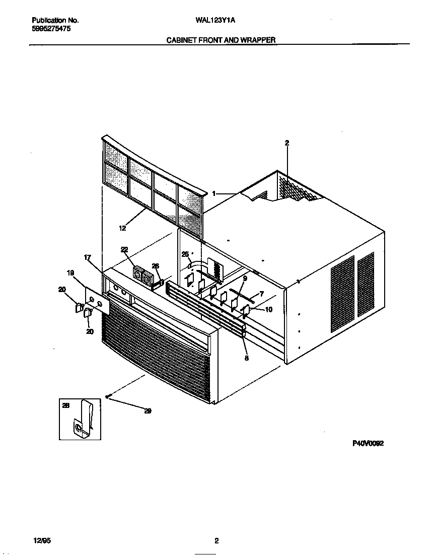 02 - CABINET FRONT AND WRAPPER