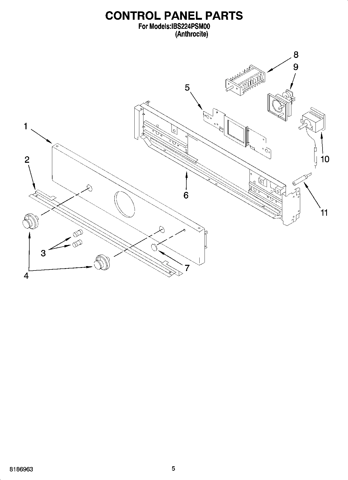 04 - CONTROL PANEL PARTS