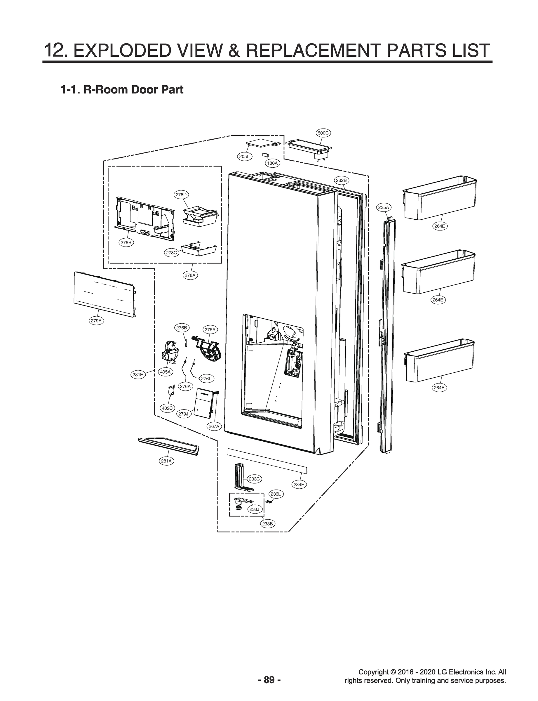 R-ROOM DOOR PART