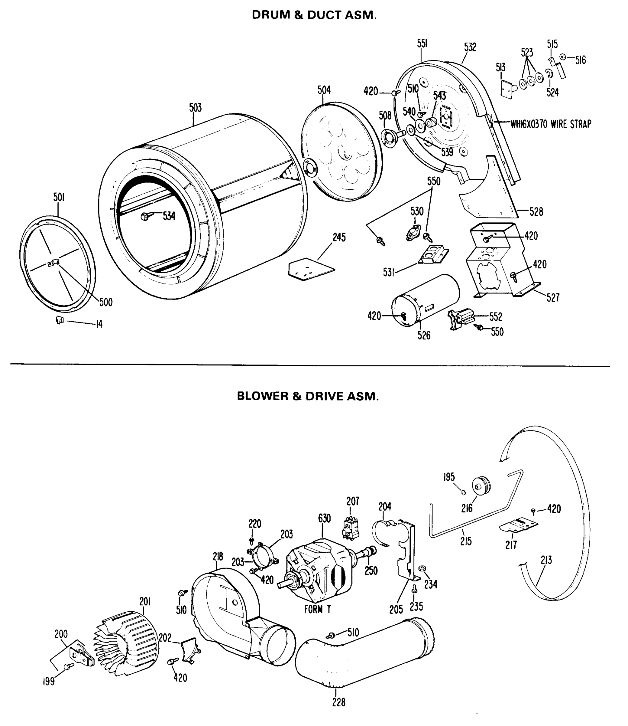 DRUM & DUCT ASM.