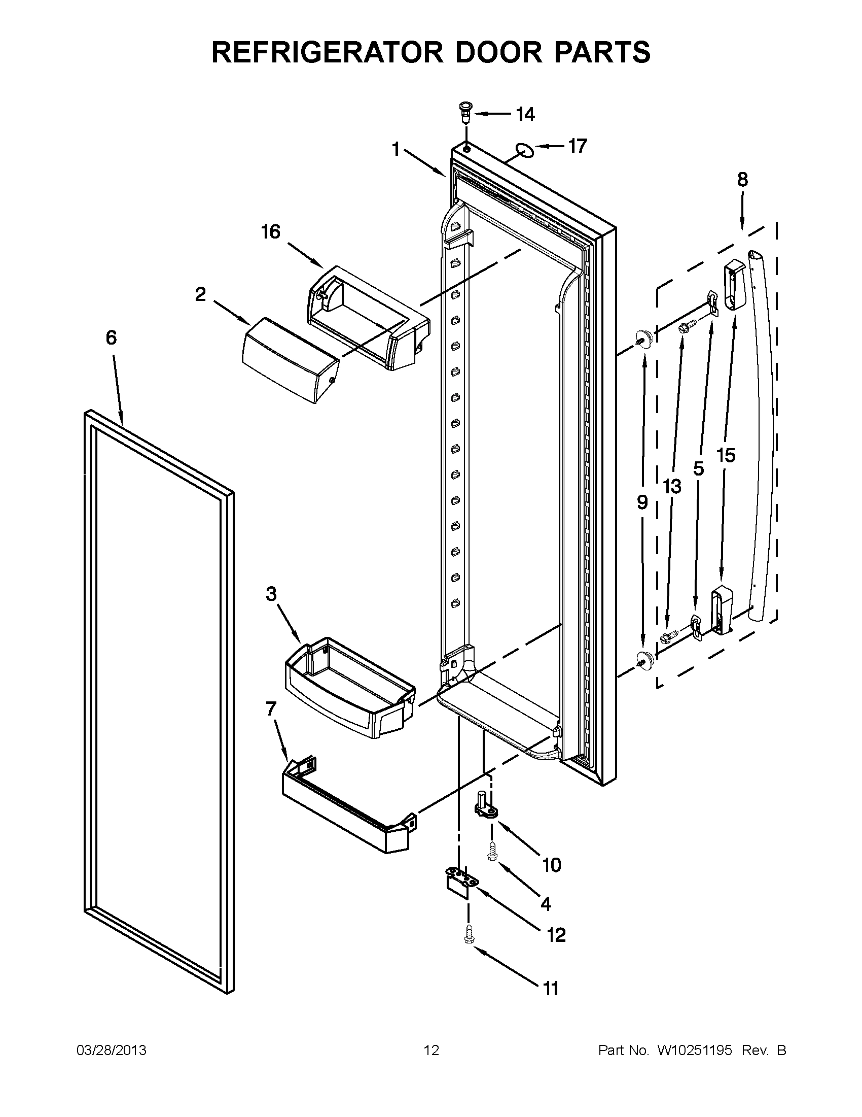 06 - REFRIGERATOR DOOR PARTS