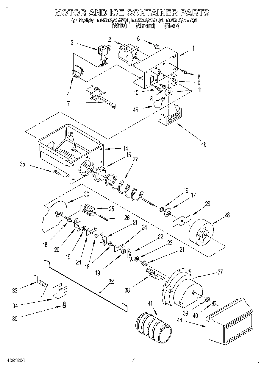 06 - MOTOR AND ICE CONTAINER