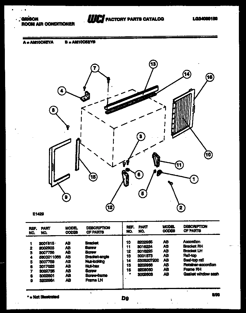 08 - CABINET AND INSTALLATION PARTS