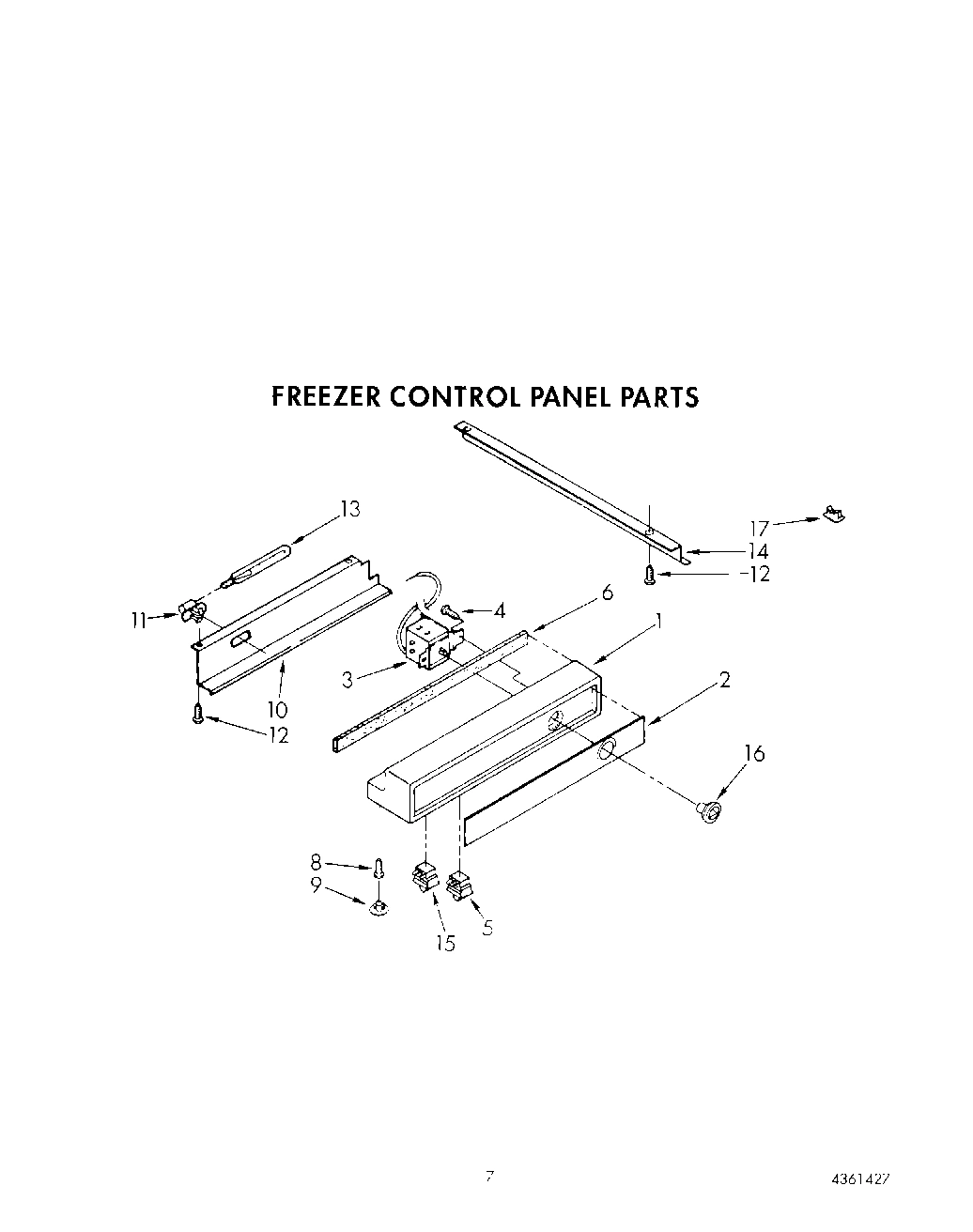 05 - FREEZER CONTROL PANEL