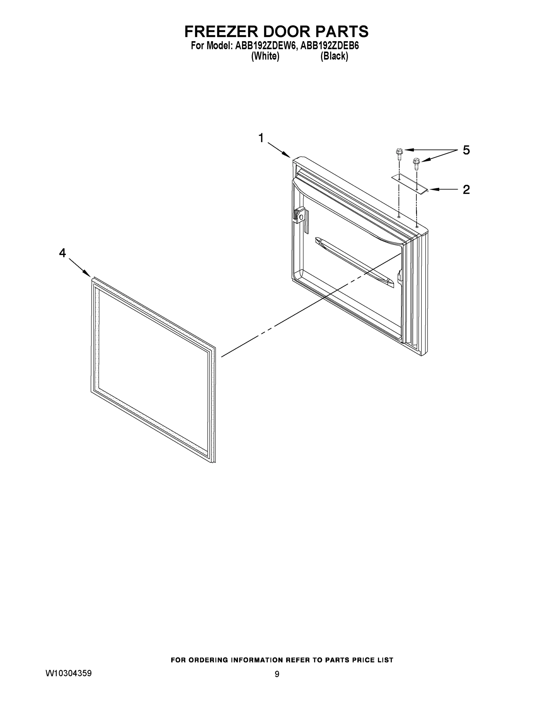 05 - FREEZER DOOR PARTS