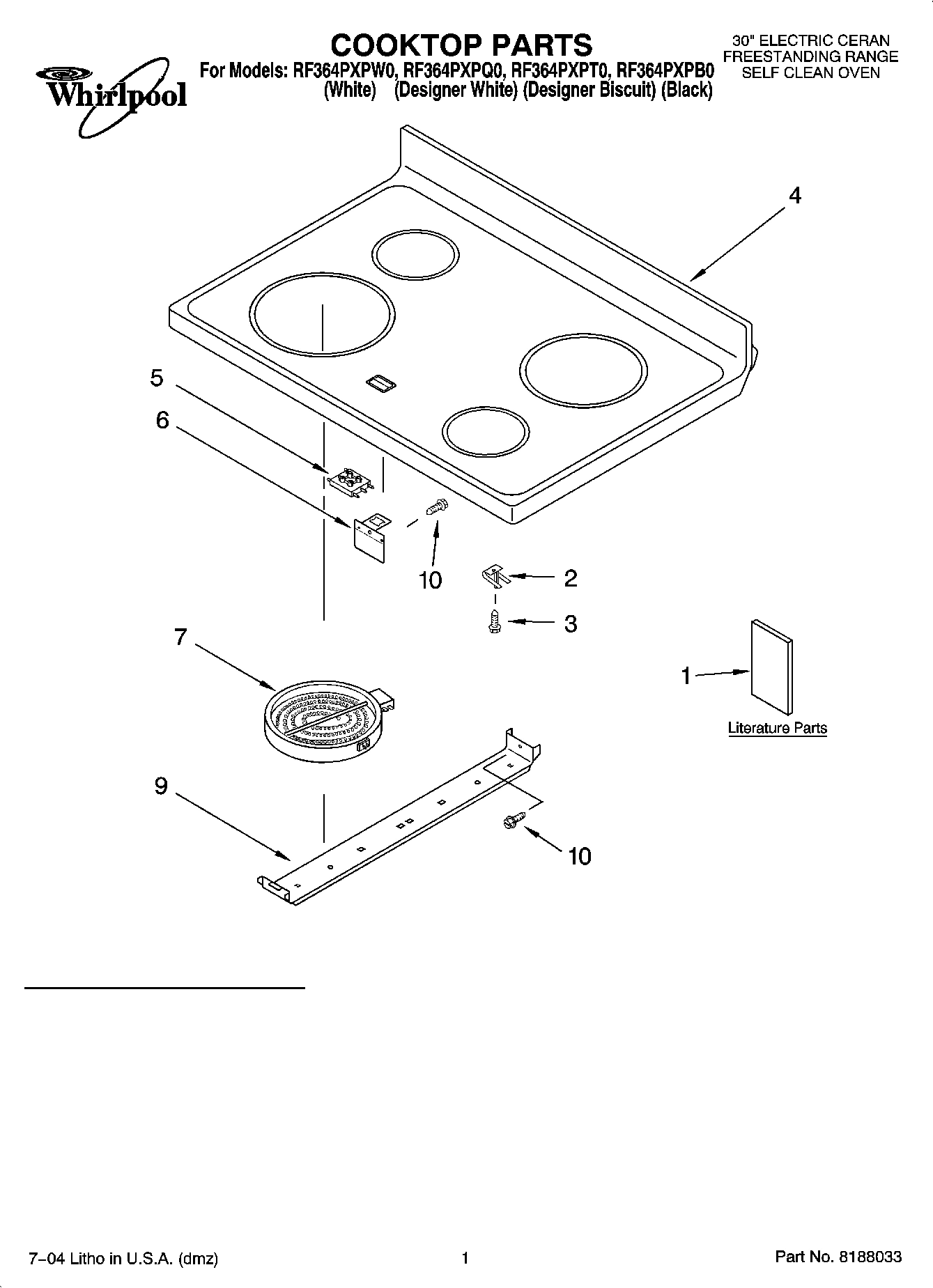 01 - COOKTOP PARTS