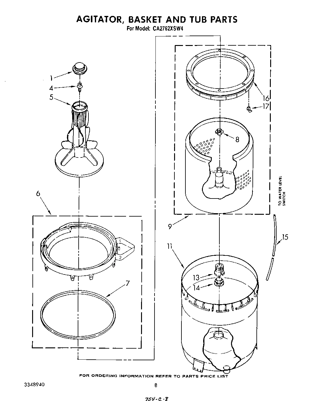 06 - AGITATOR, BASKET AND TUB