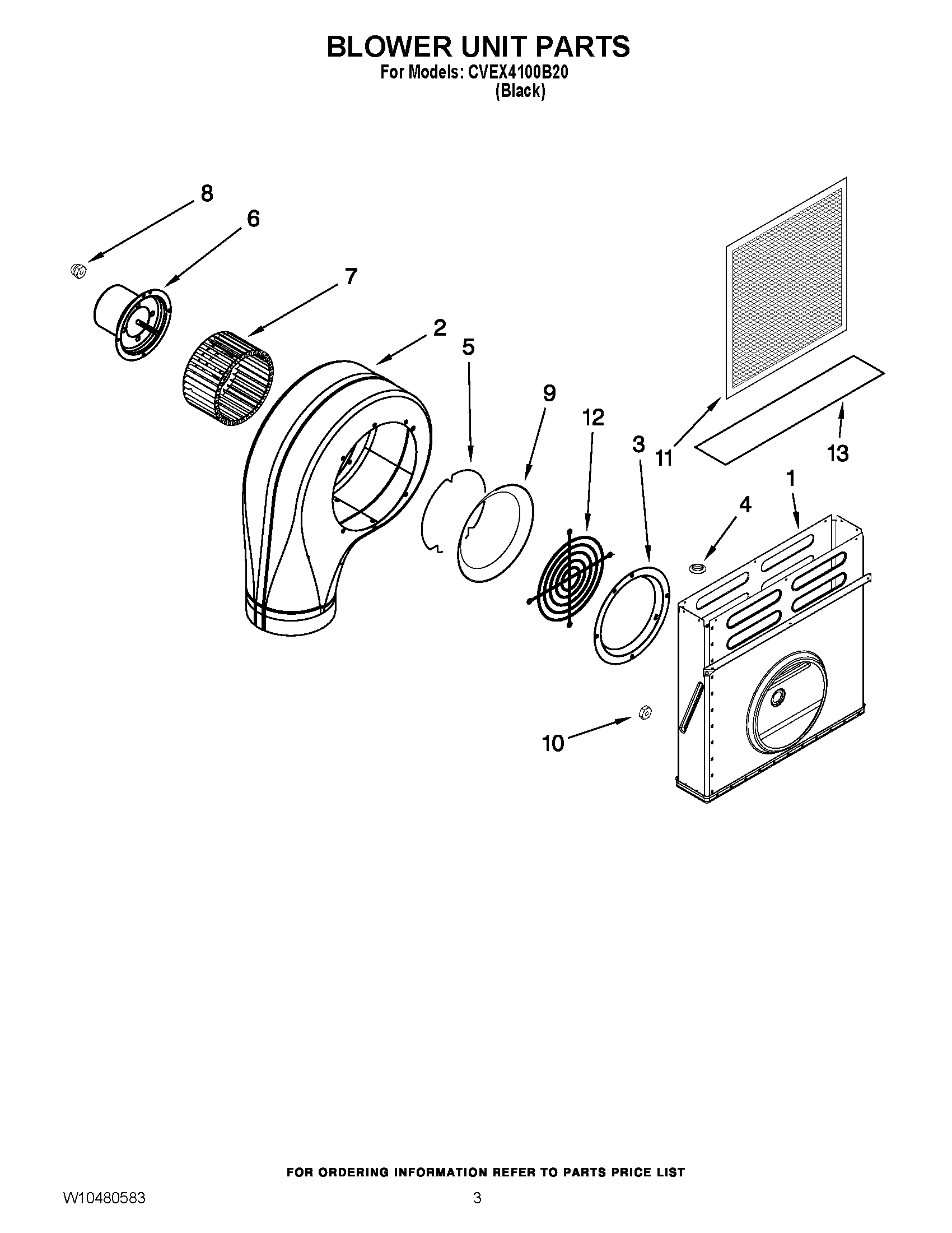 02 - BLOWER UNIT PARTS