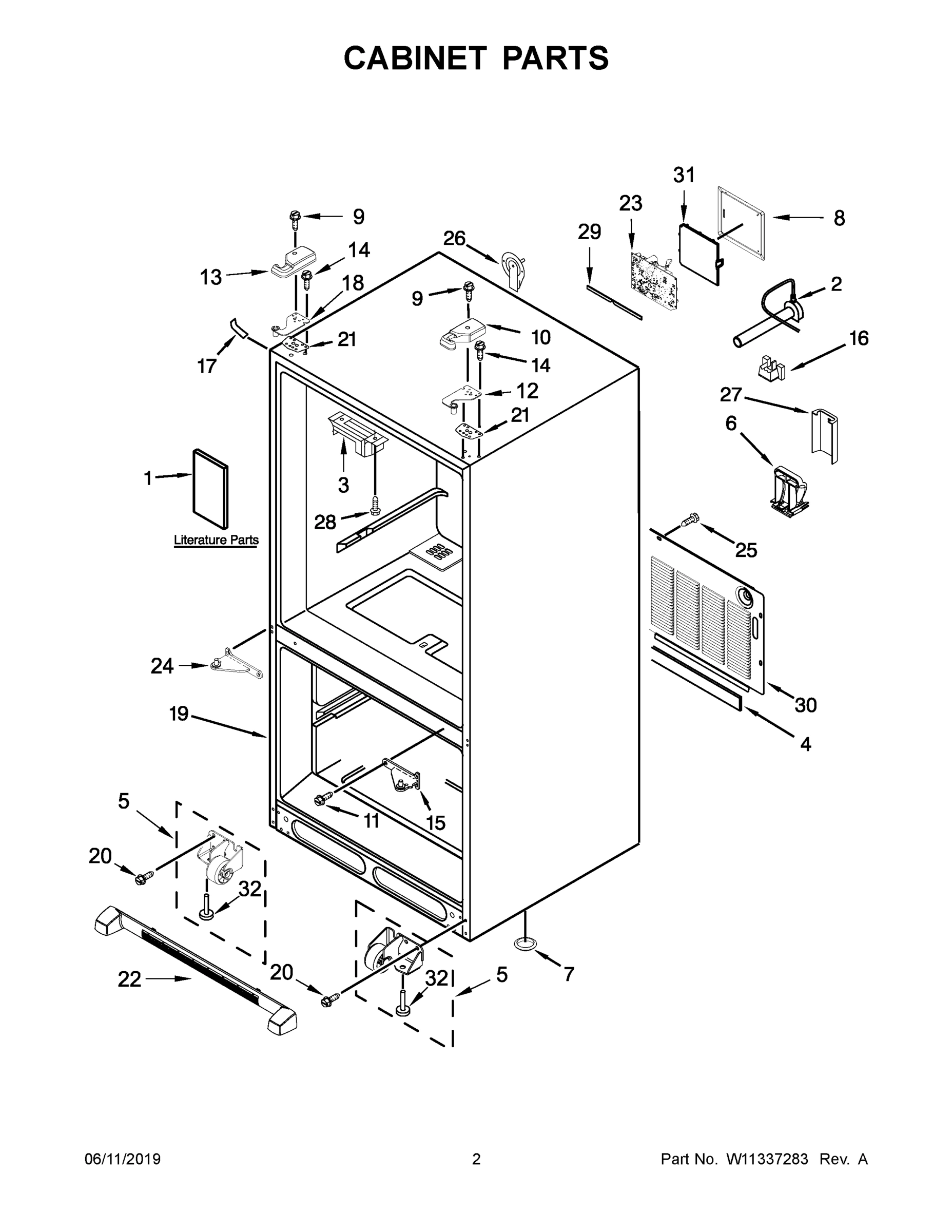02 - CABINET PARTS