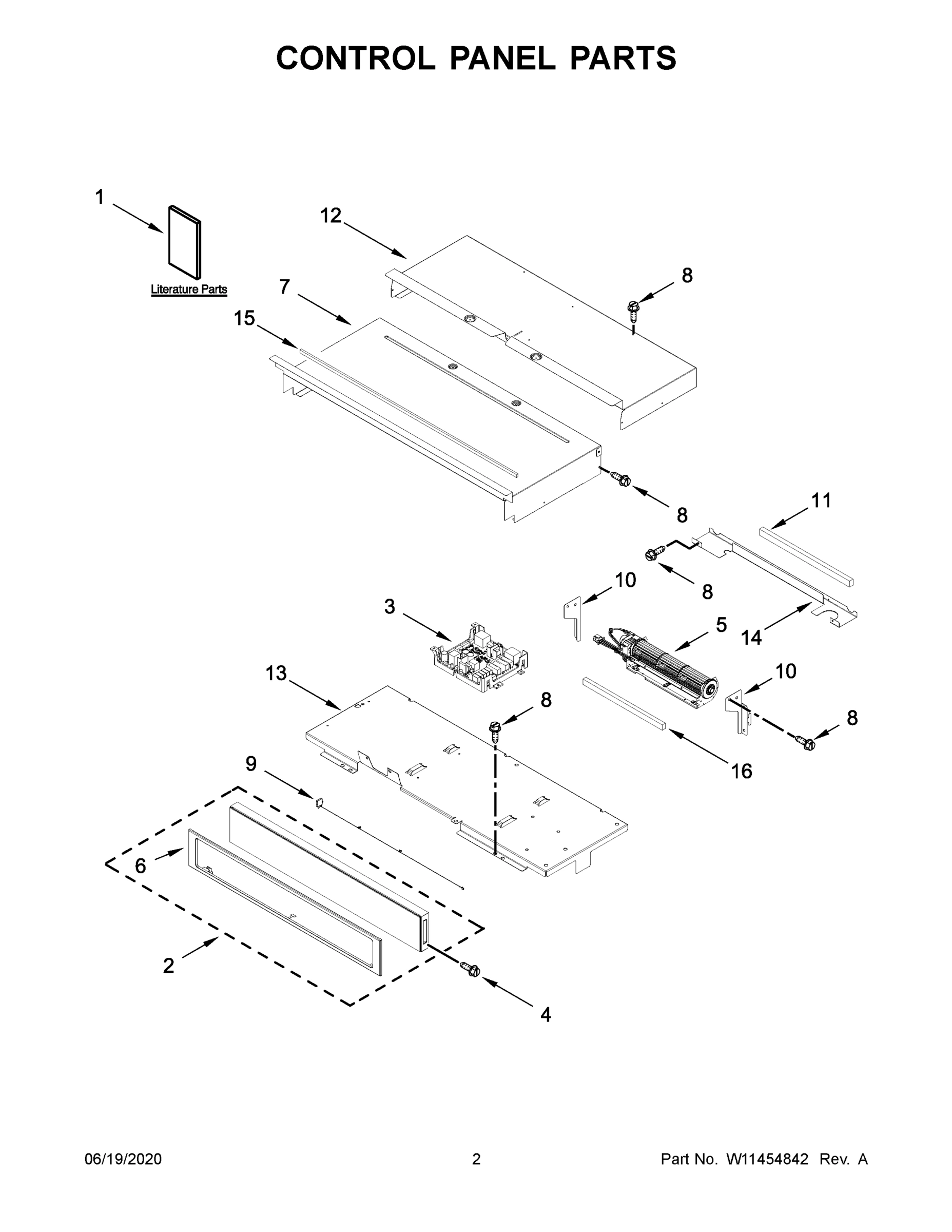 02 - CONTROL PANEL PARTS