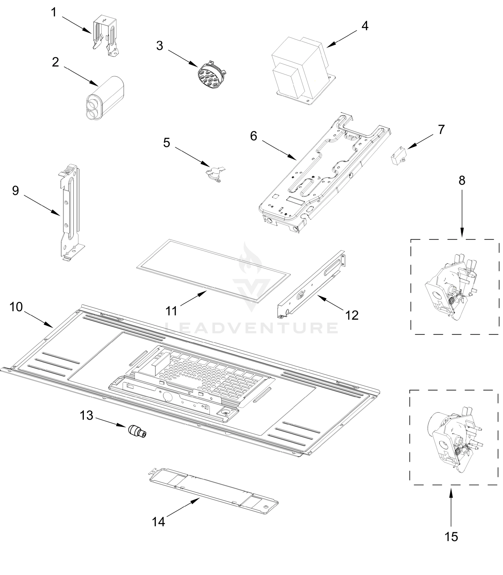 INTERIOR AND VENTILATION PARTS