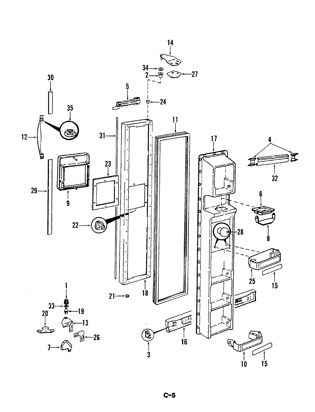 02 - FREEZER DOOR
