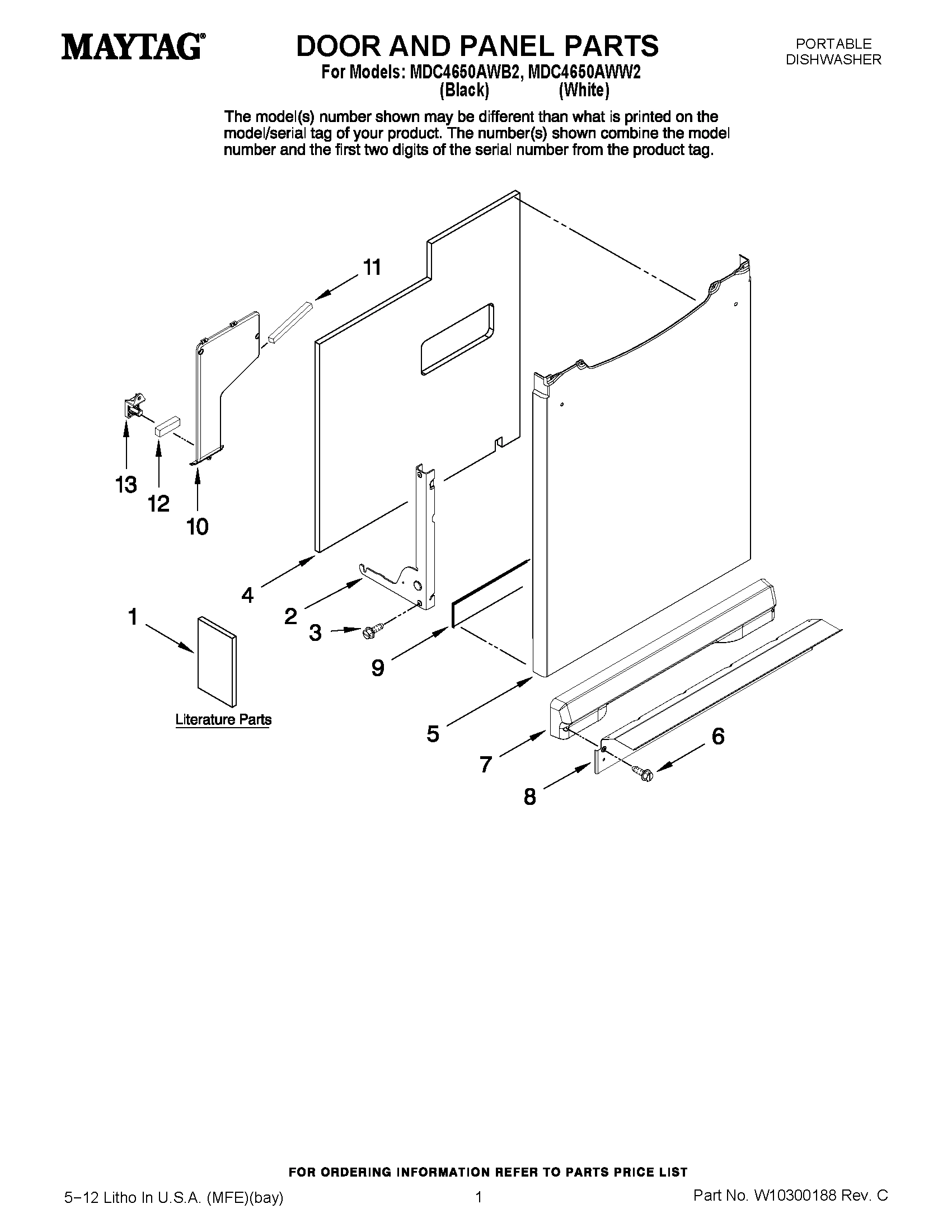 01 - DOOR AND PANEL PARTS