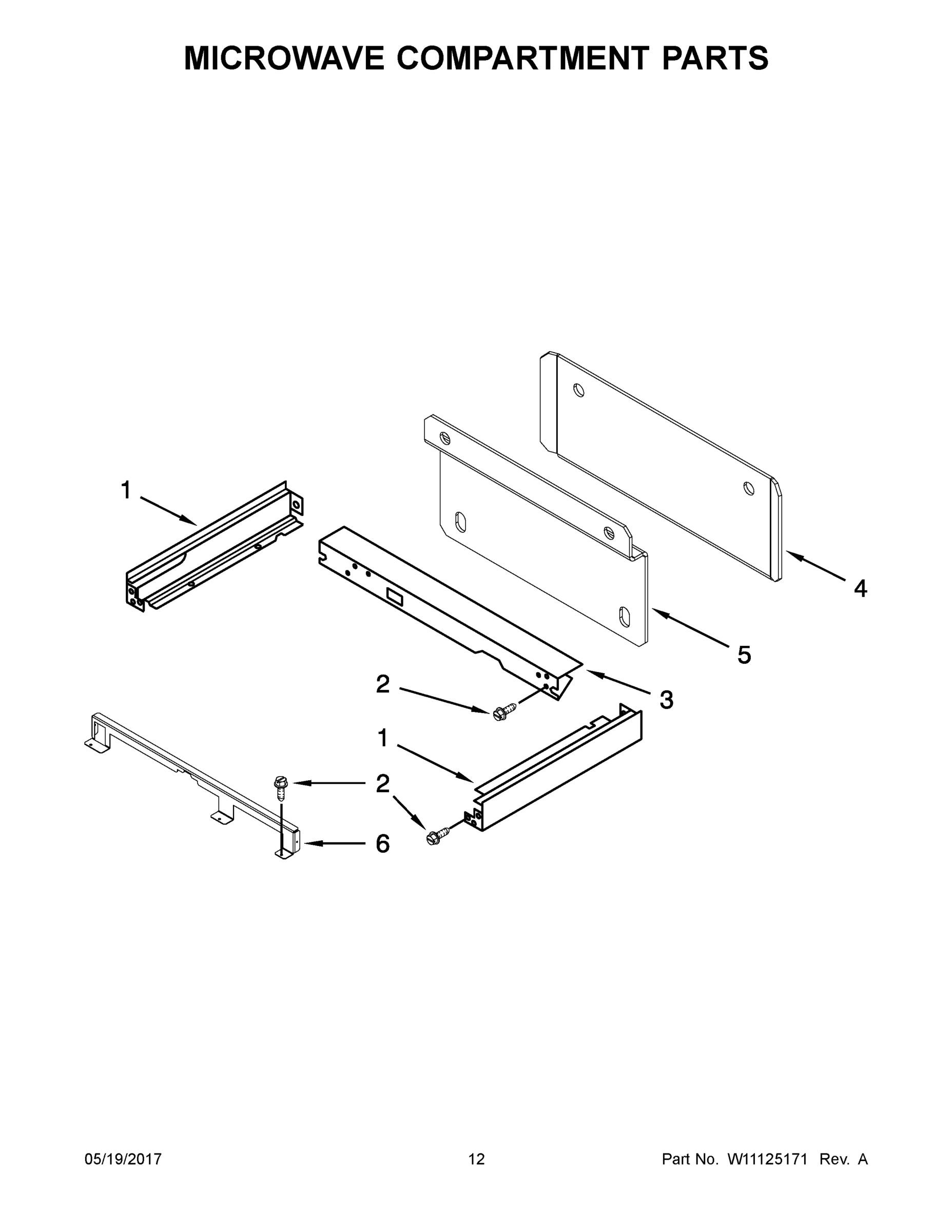 07 - MICROWAVE COMPARTMENT PARTS