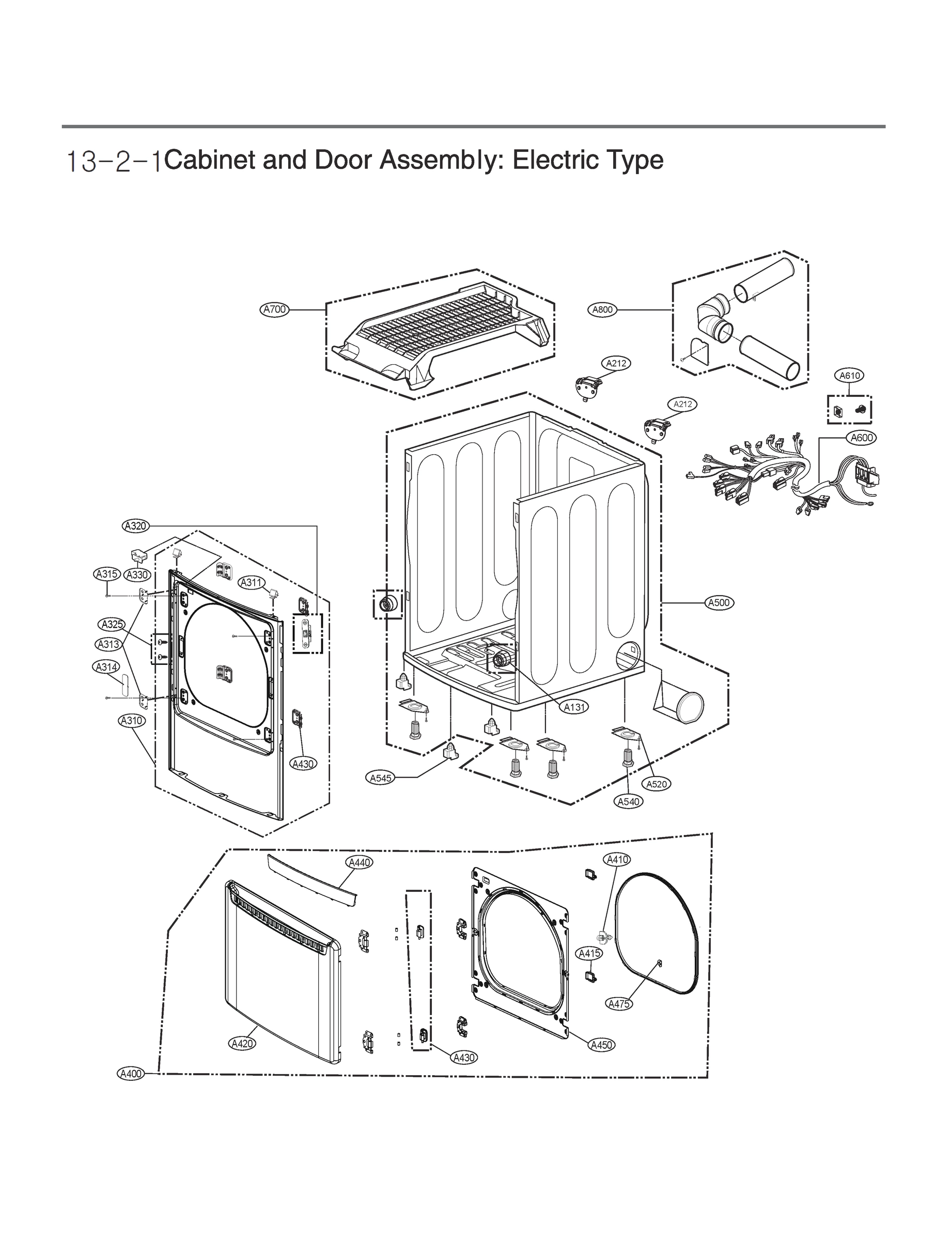 CABINET AND DOOR ASSEMBLY