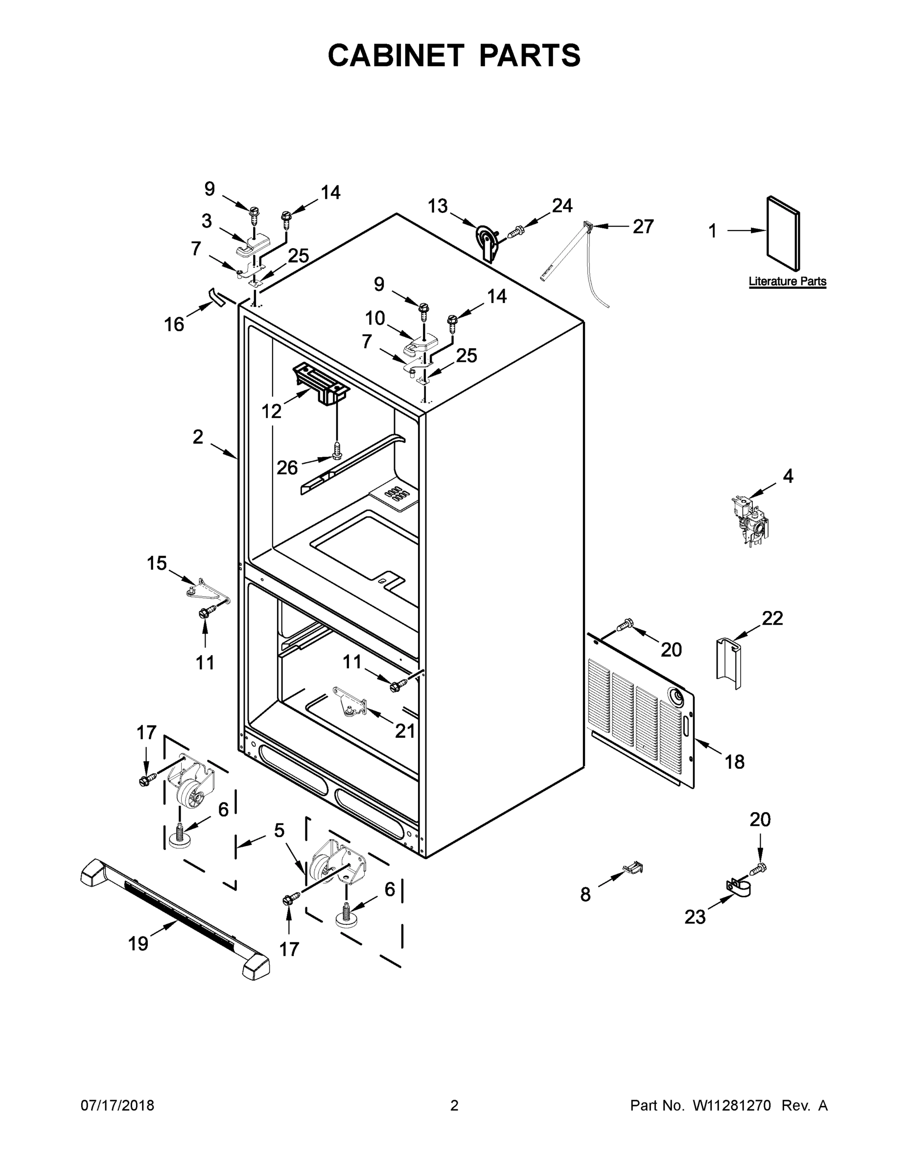 02 - CABINET PARTS