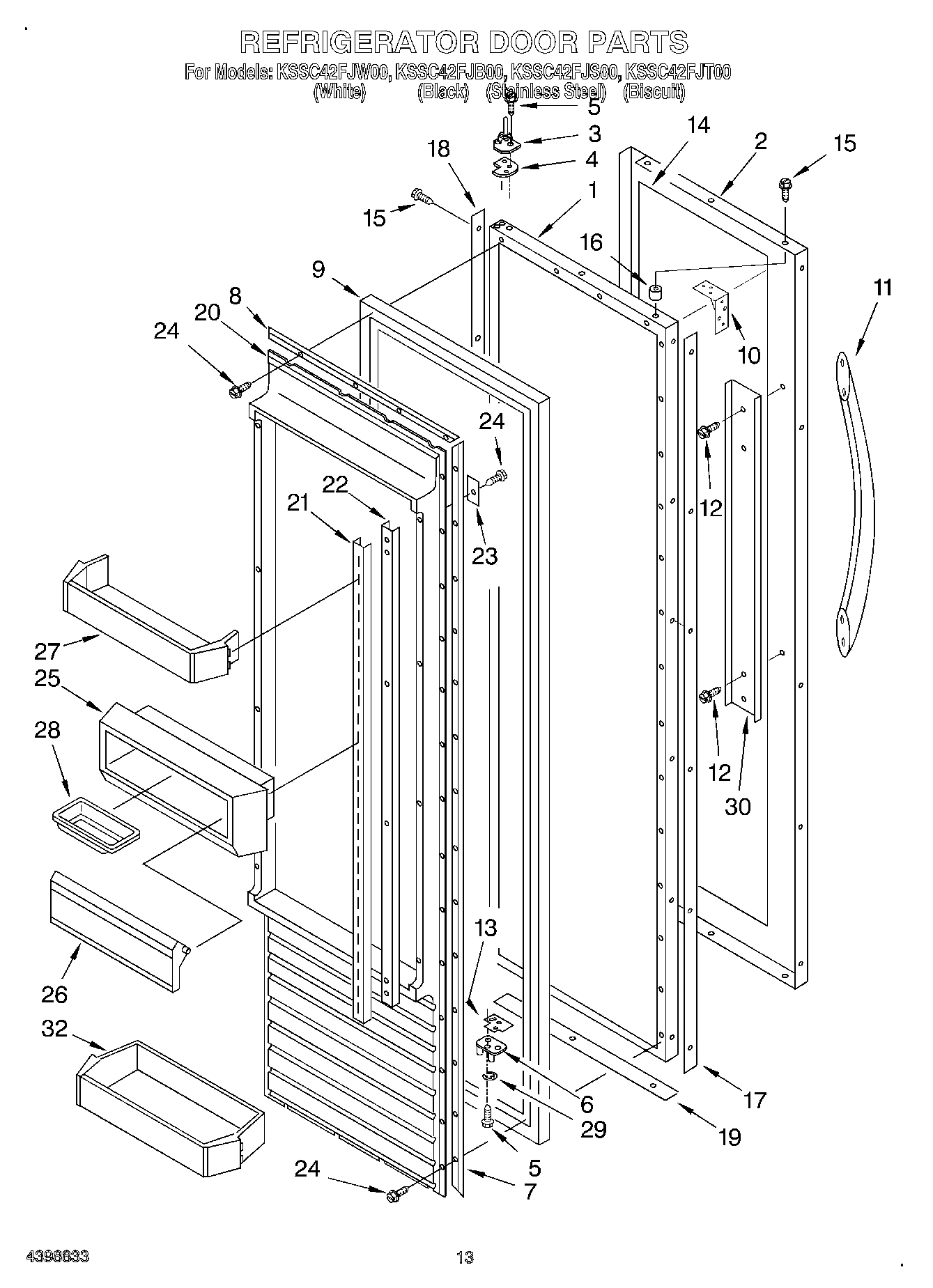 10 - REFRIGERATOR DOOR
