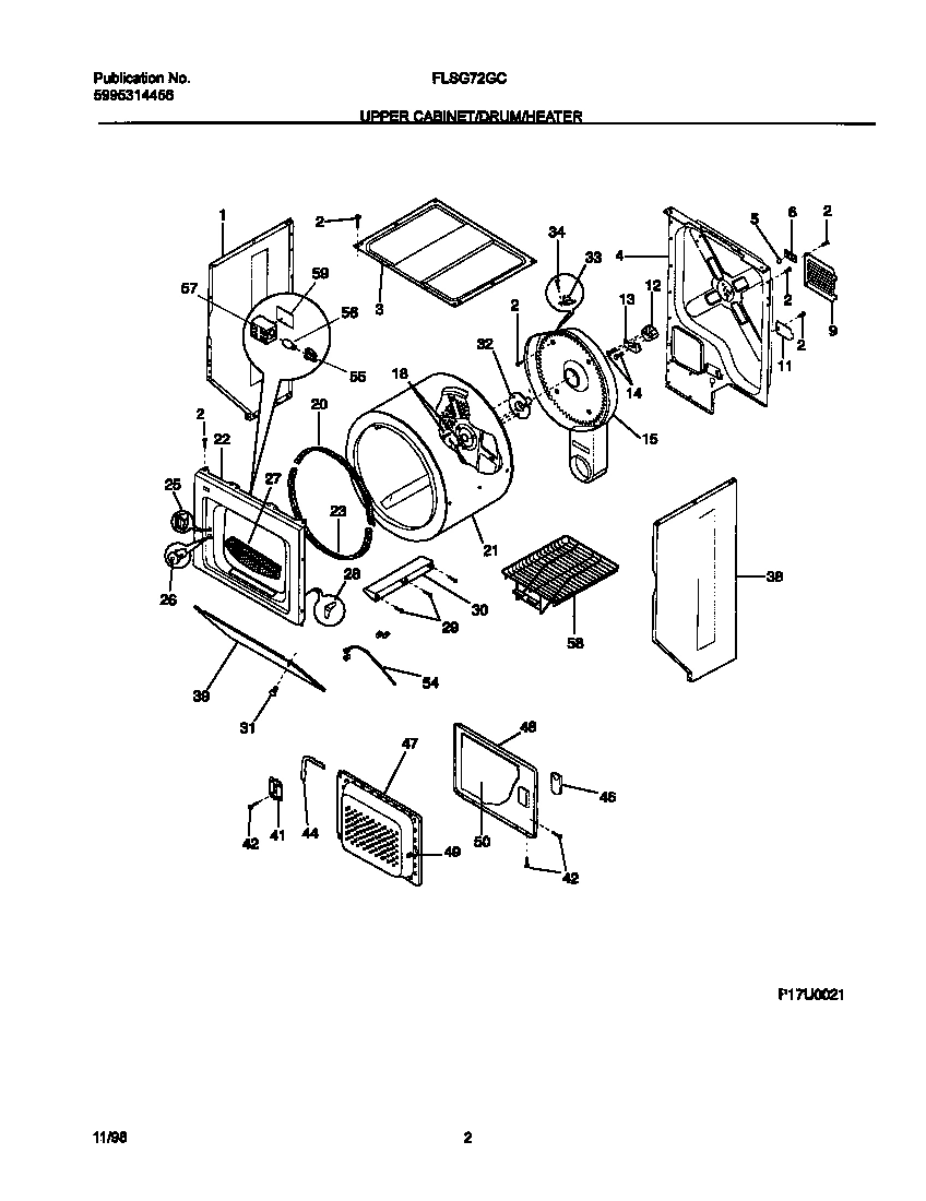 02 - P17U0021 DRY CAB,DRM,HTR